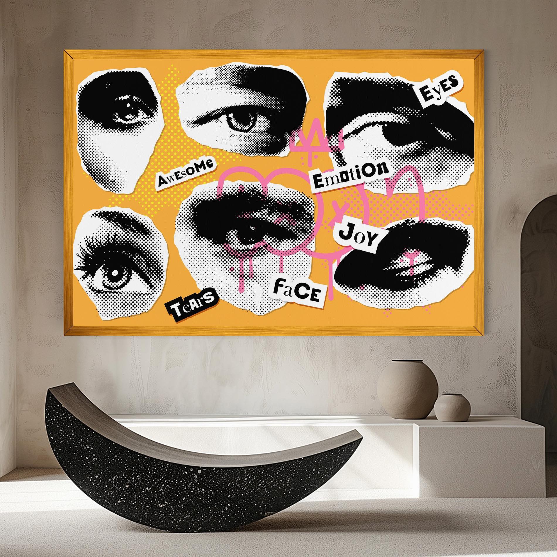 Leinwandbild Awesome Emotions mockup 8