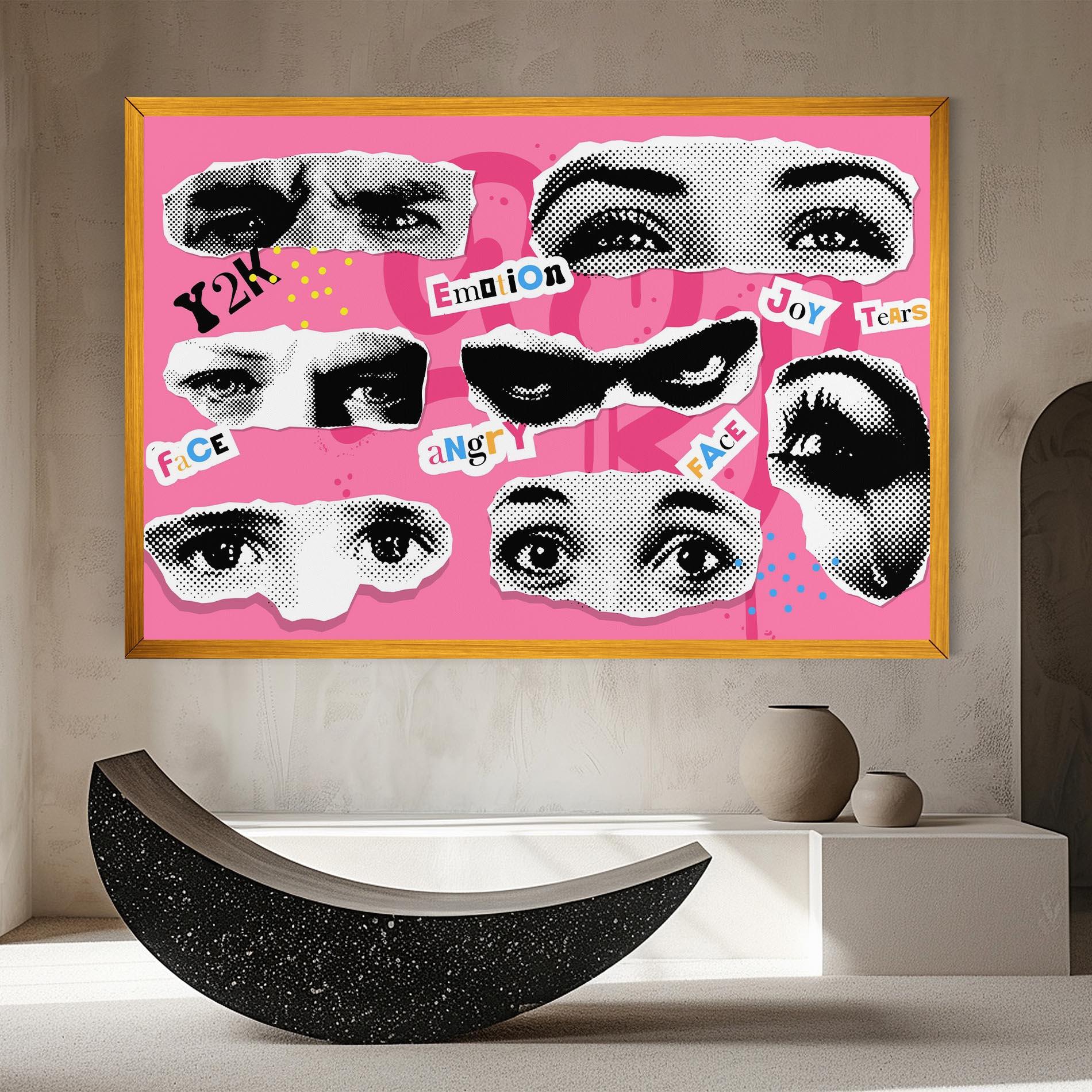 Leinwandbild Eye Type mockup 8