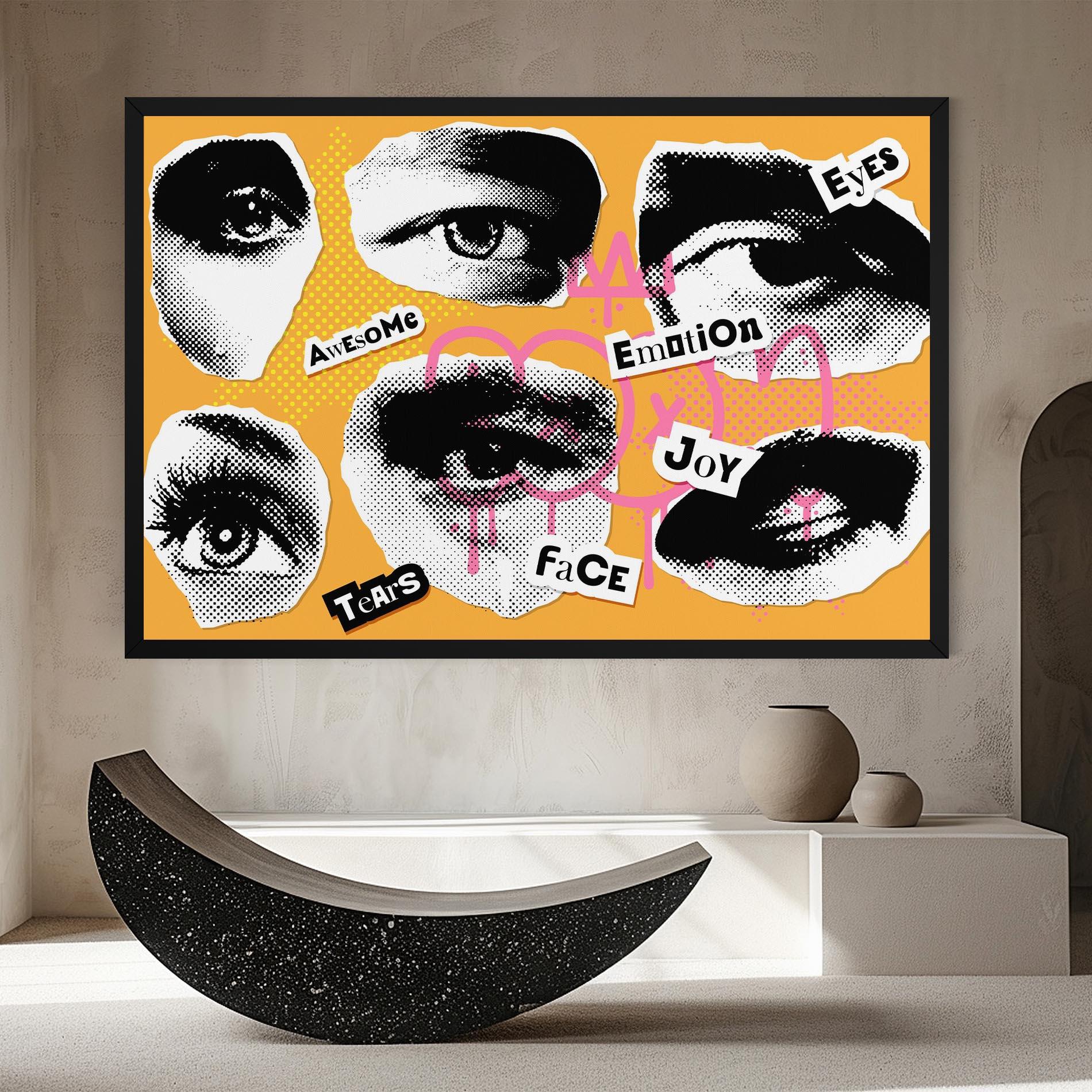 Leinwandbild Awesome Emotions mockup 8