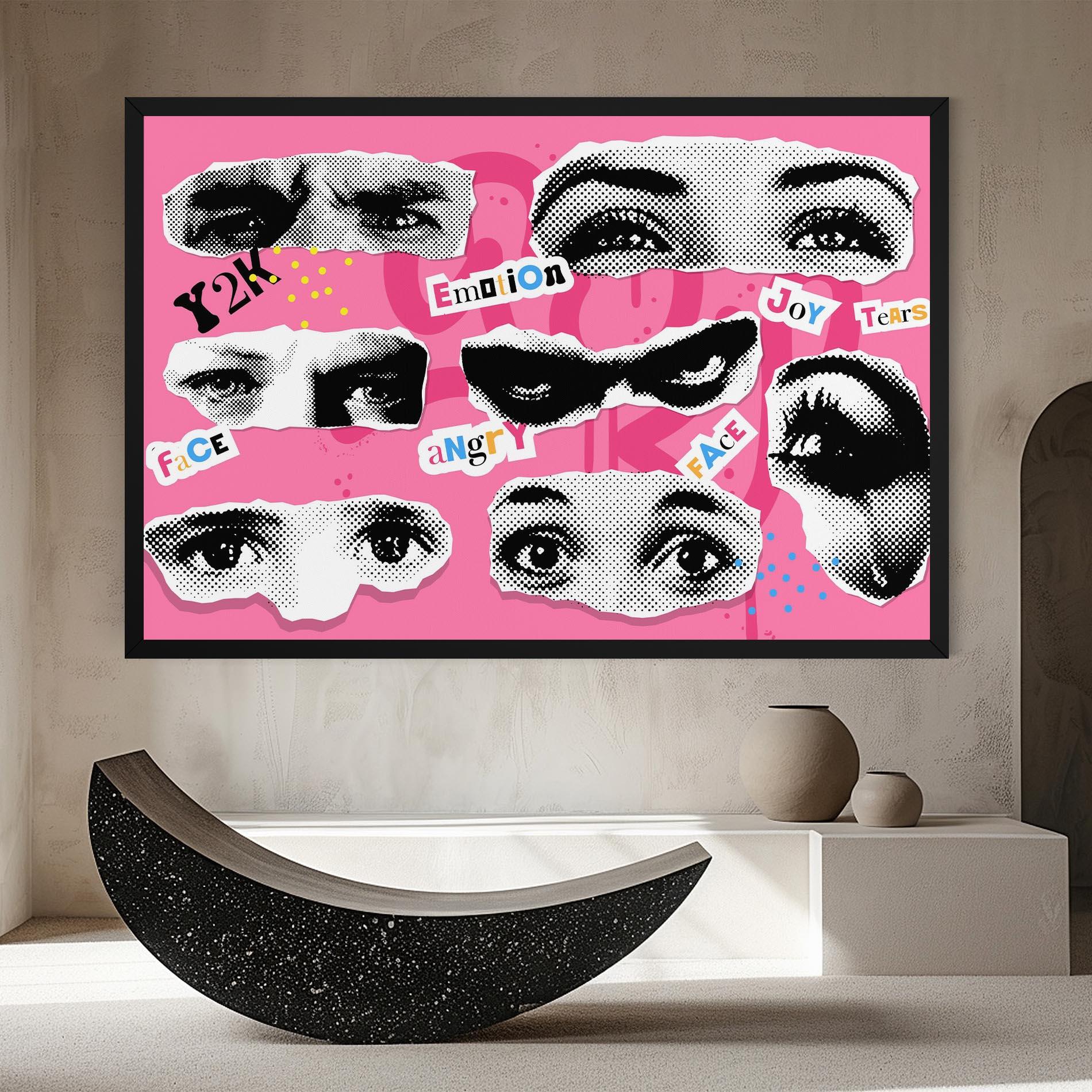 Leinwandbild Eye Type mockup 8