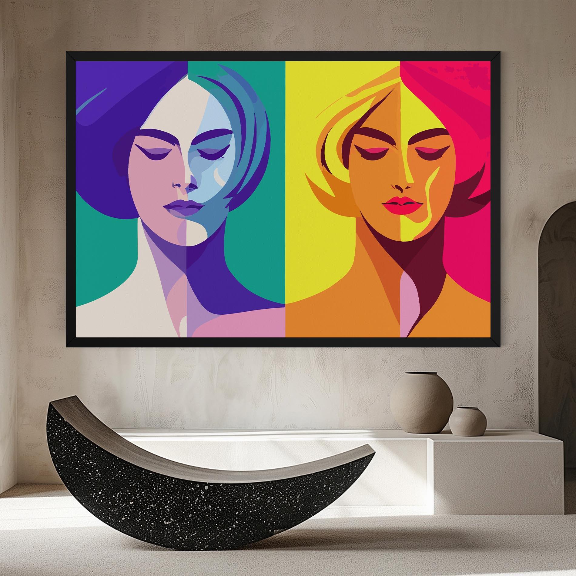 Leinwandbild Winter Summer Girl mockup 8