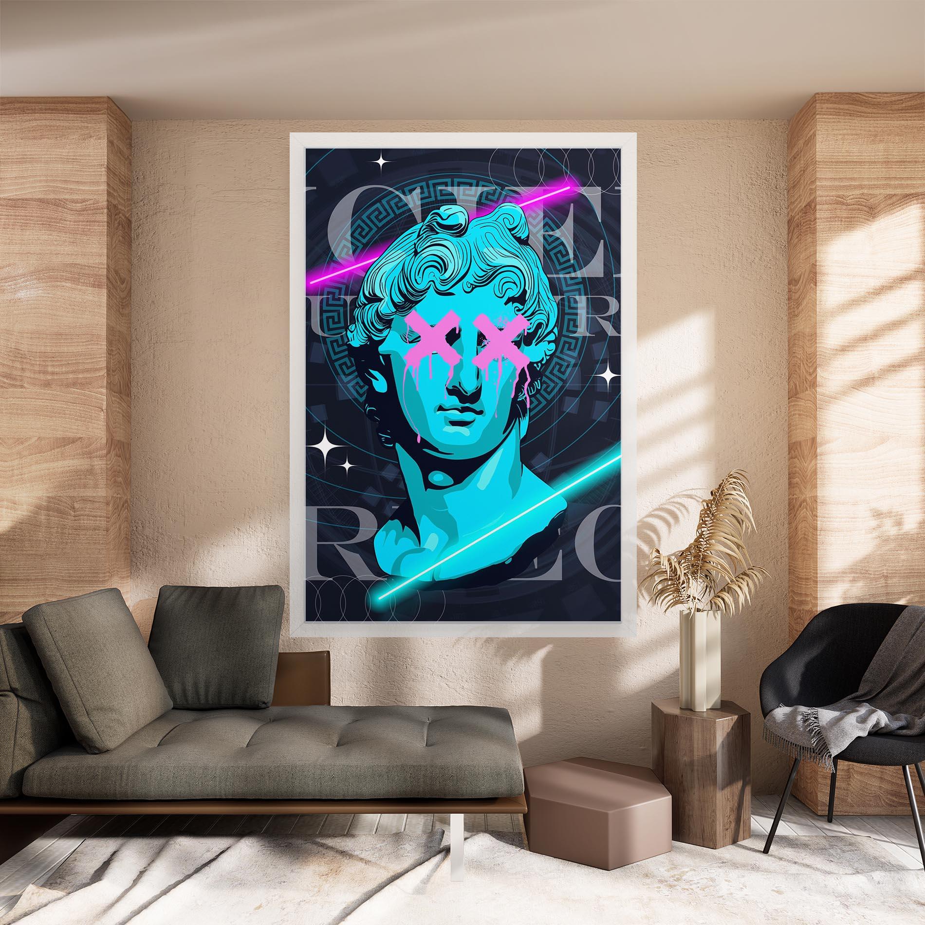 Leinwandbild Sculptures mockup 8