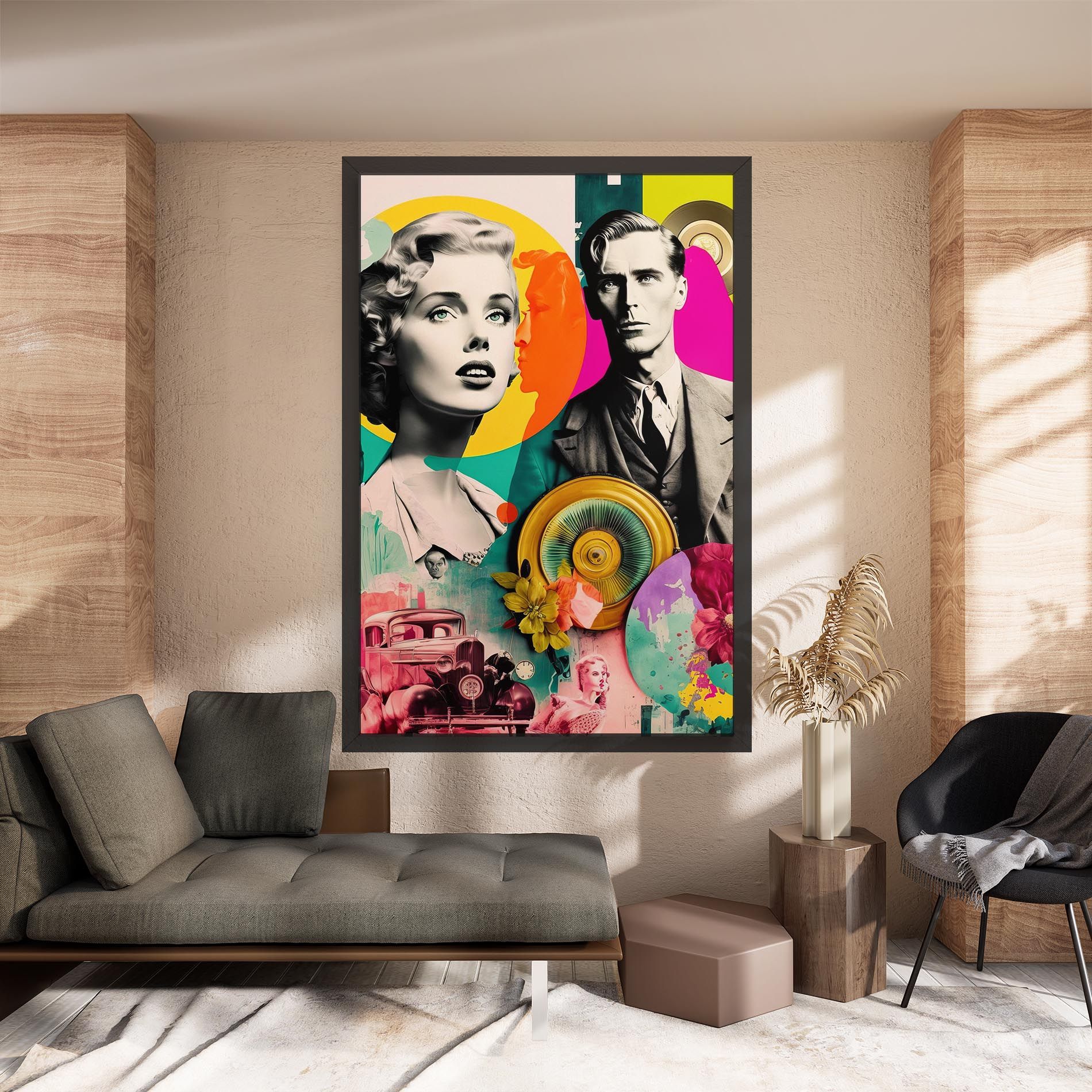 60s Retro Collage mockup 8