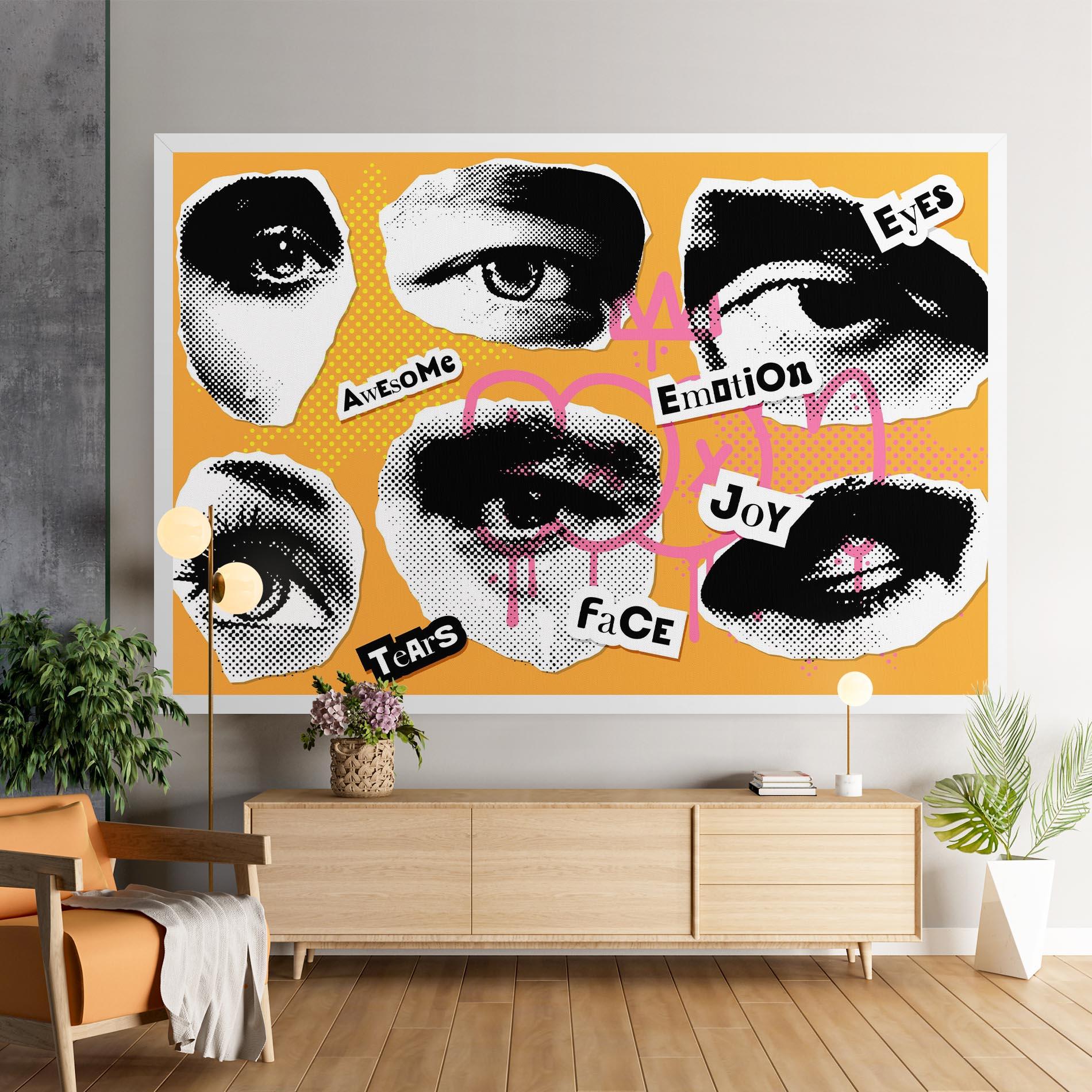 Leinwandbild Awesome Emotions mockup 9