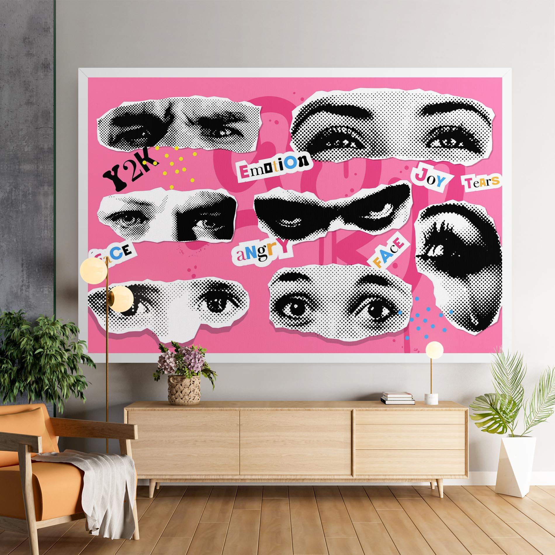 Leinwandbild Eye Type mockup 9
