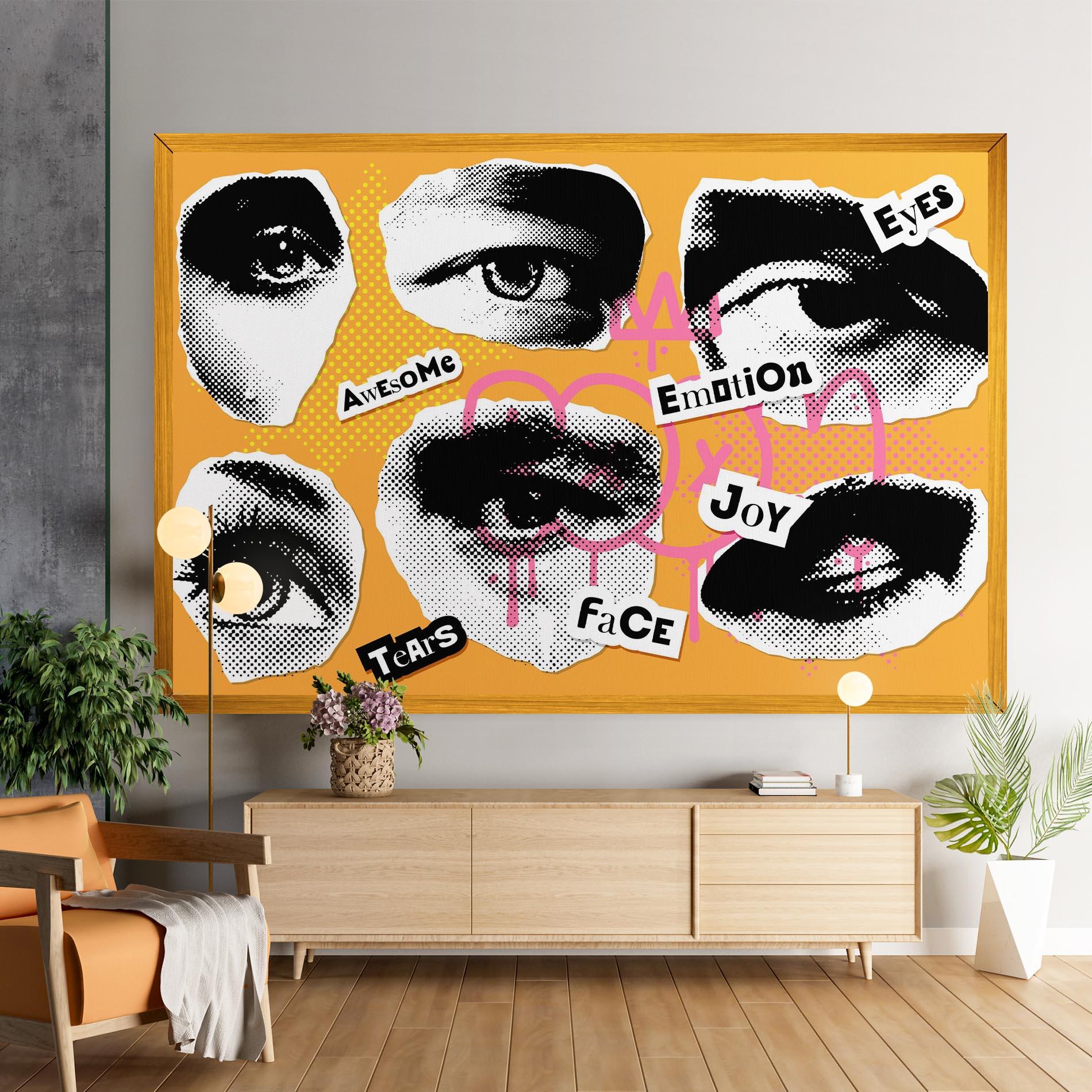 Leinwandbild Awesome Emotions mockup 9