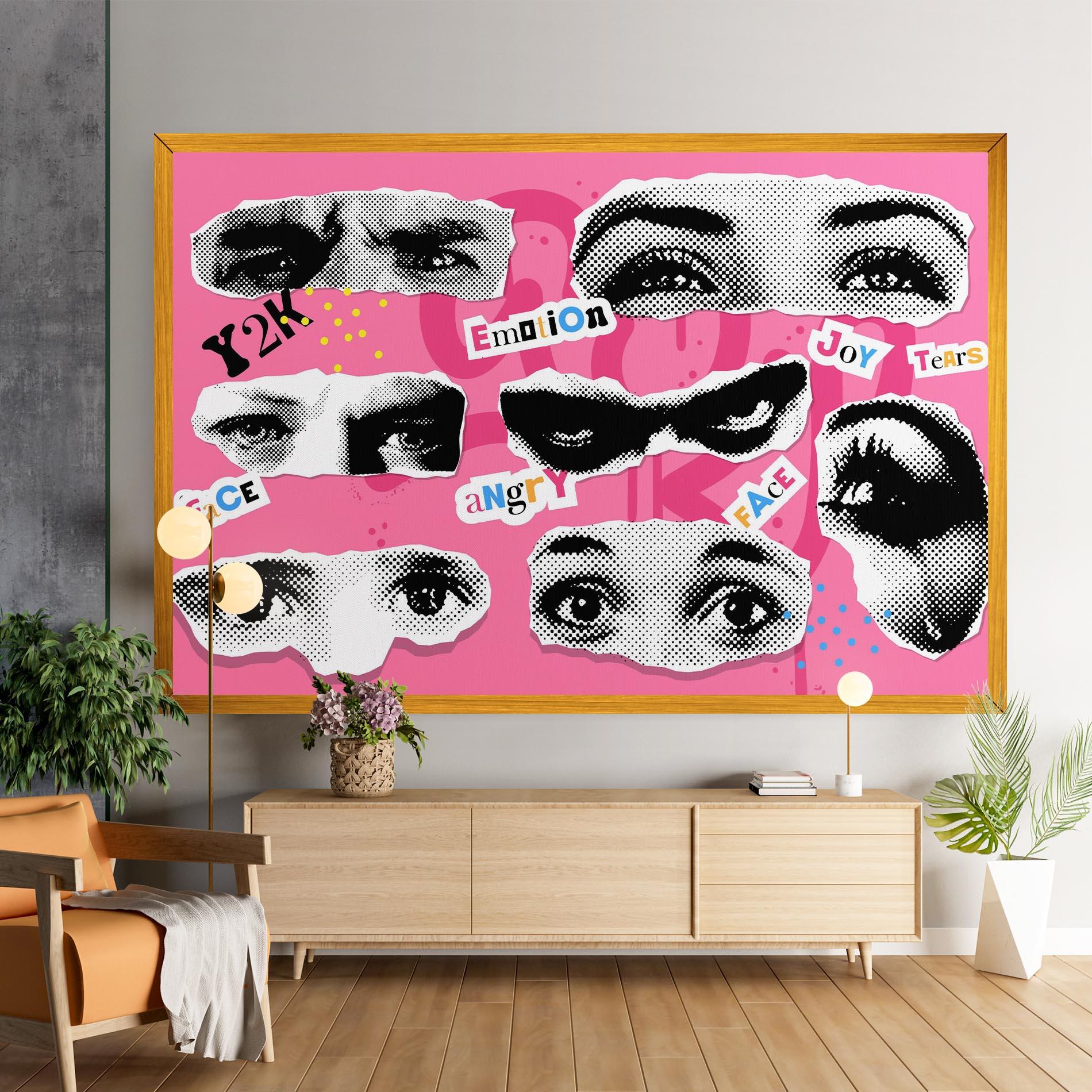 Leinwandbild Eye Type mockup 9