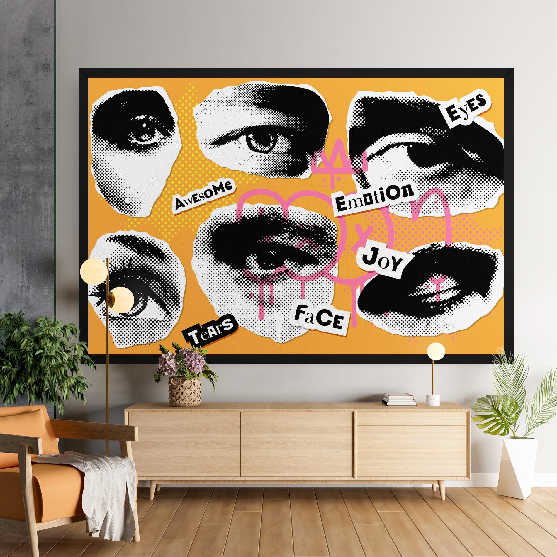 Leinwandbild Awesome Emotions mockup 9