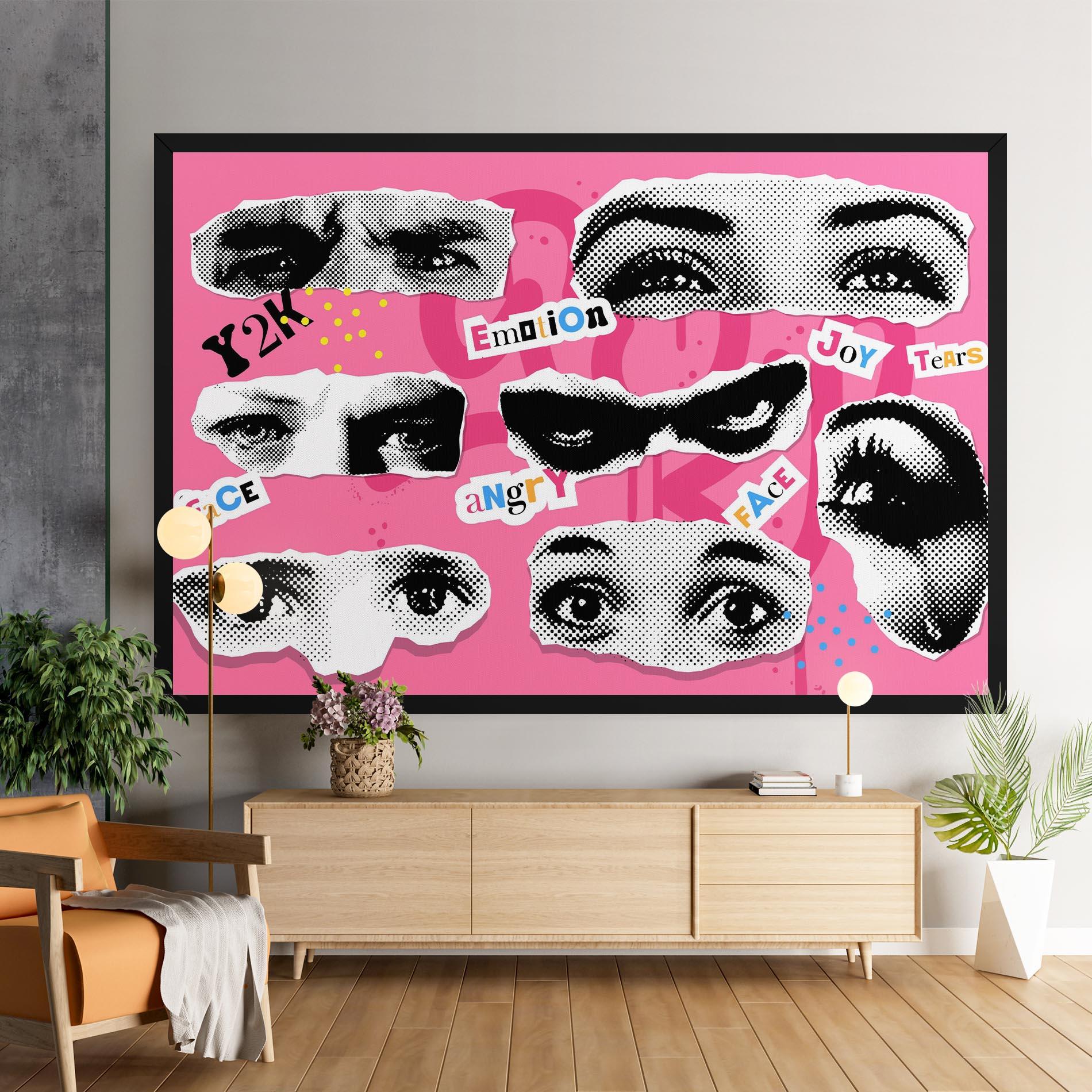 Leinwandbild Eye Type mockup 9