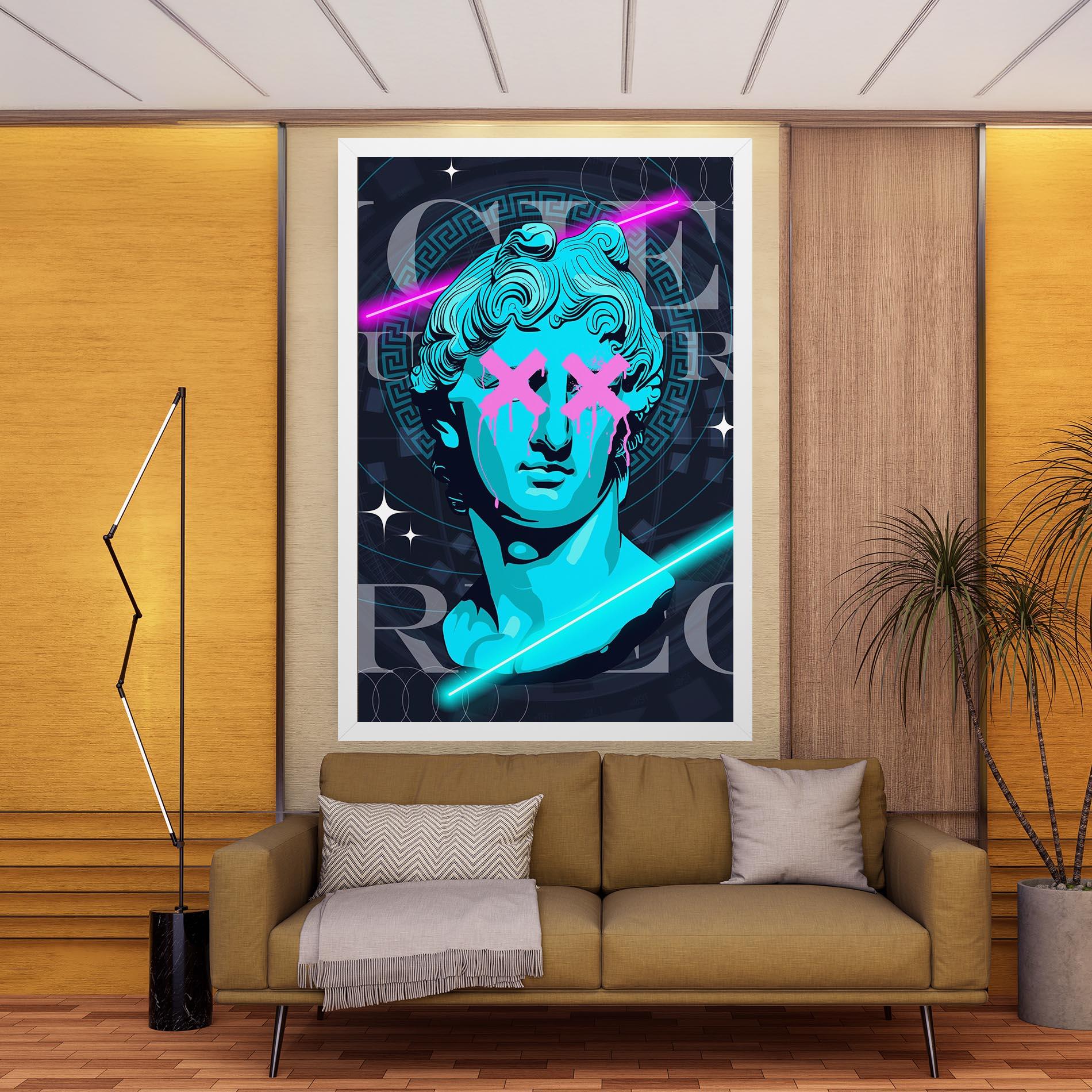 Leinwandbild Sculptures mockup 9