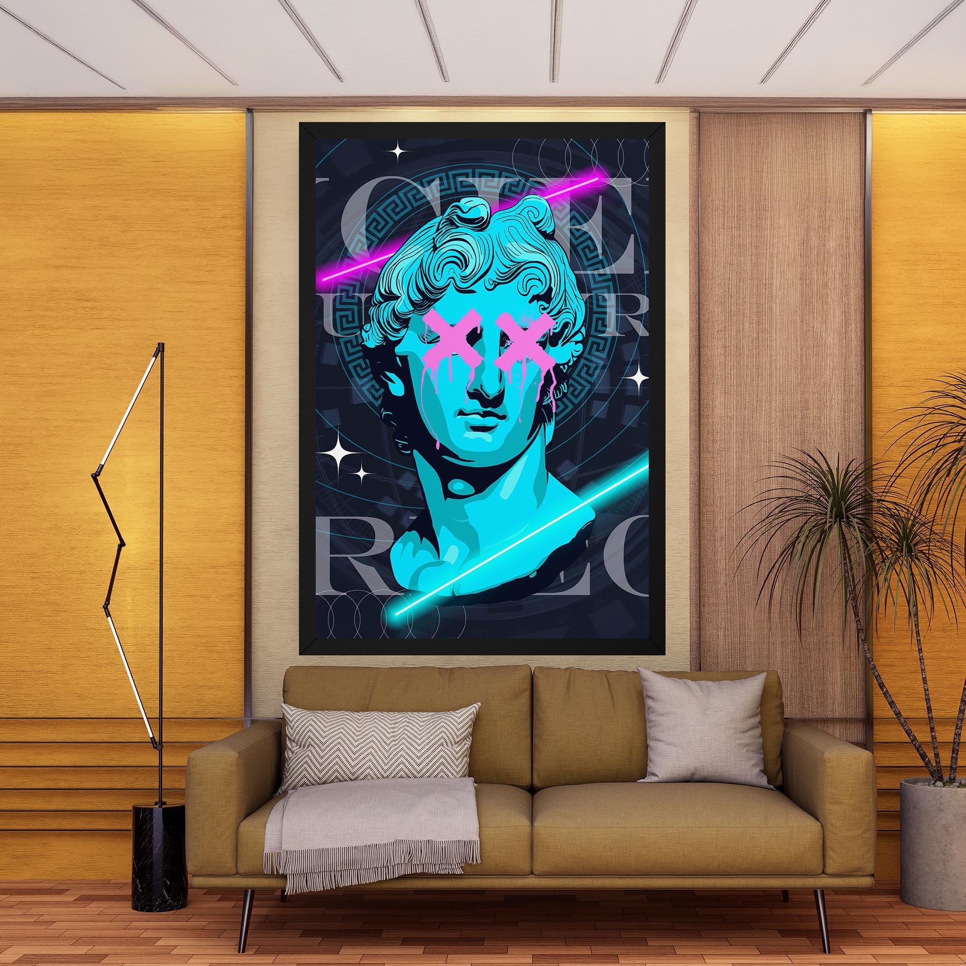 Leinwandbild Sculptures mockup 9