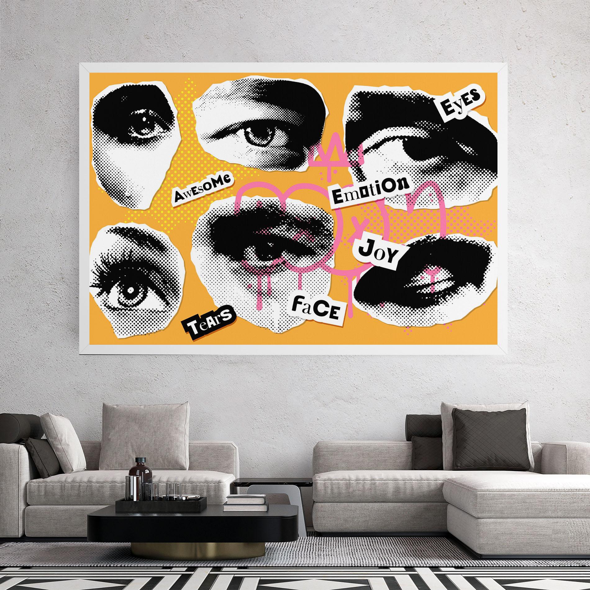 Leinwandbild Awesome Emotions mockup 2