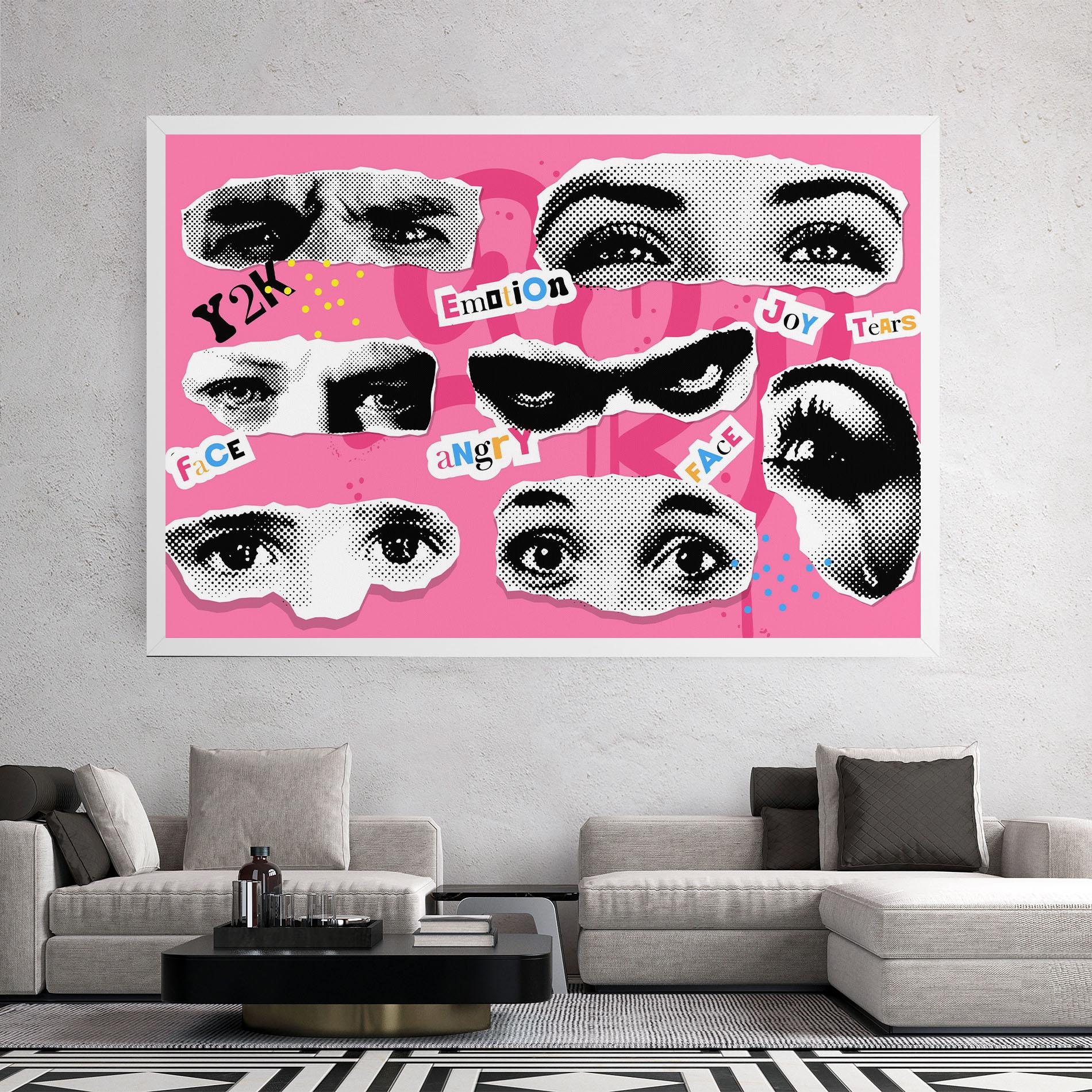 Leinwandbild Eye Type mockup 2