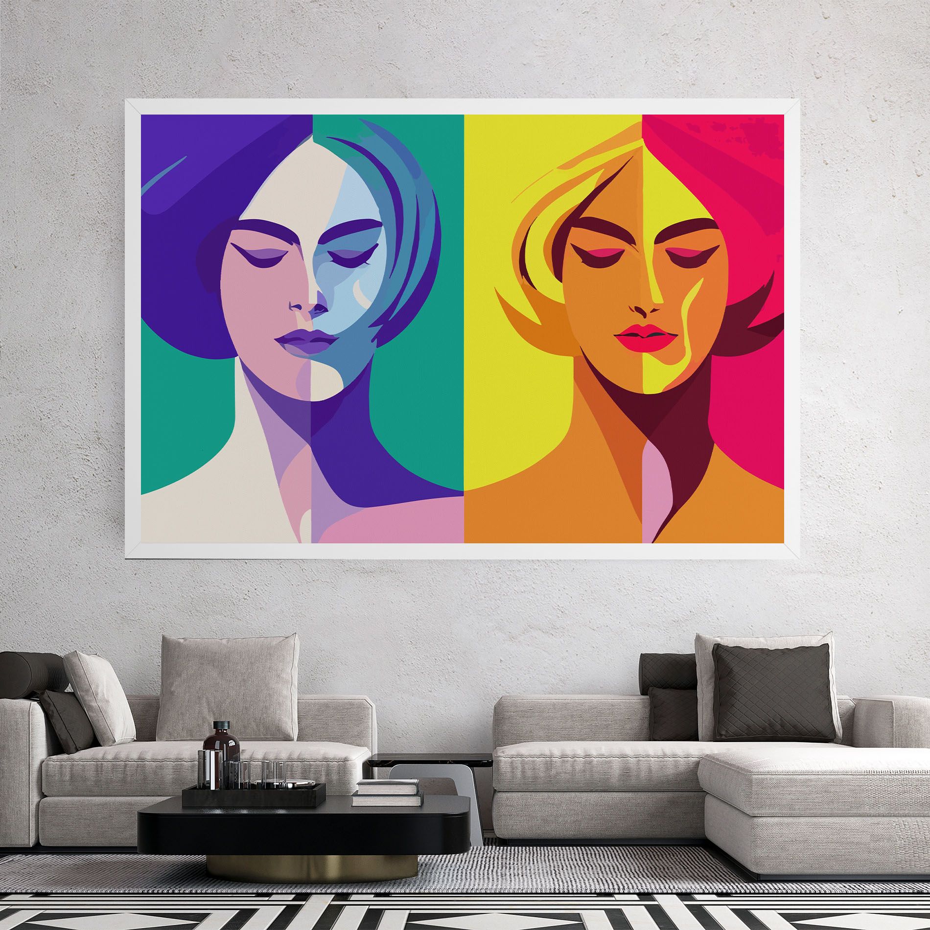 Winter Summer Girl mockup 2