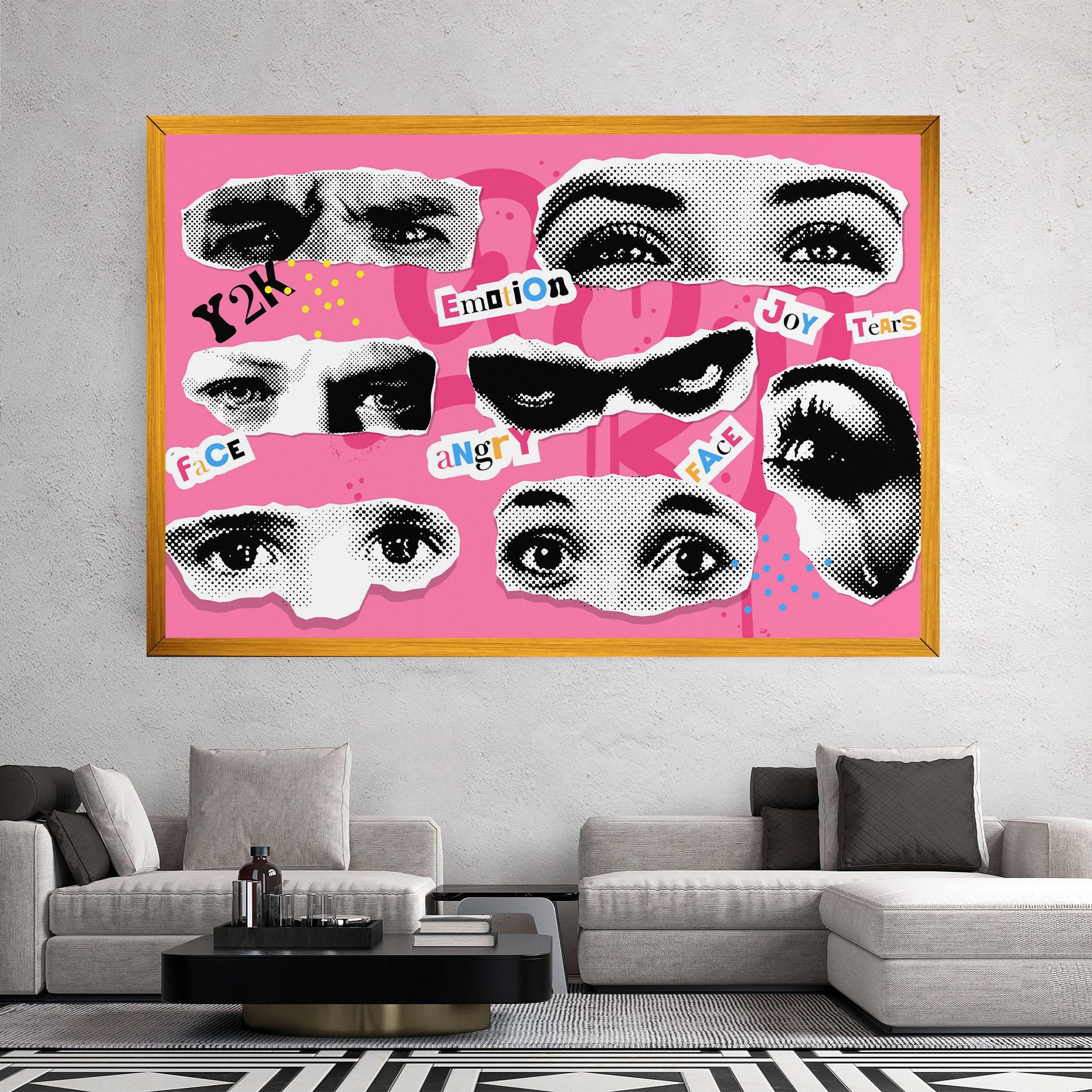 Leinwandbild Eye Type mockup 2