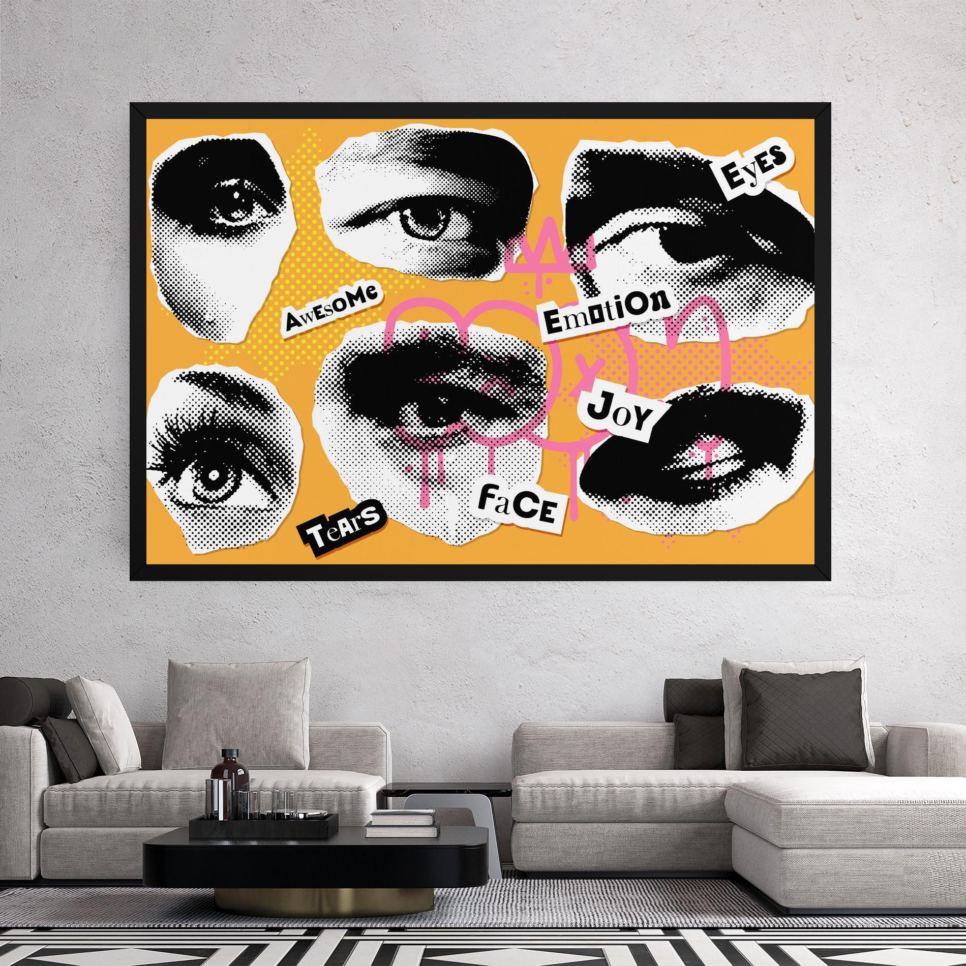 Leinwandbild Awesome Emotions mockup 2