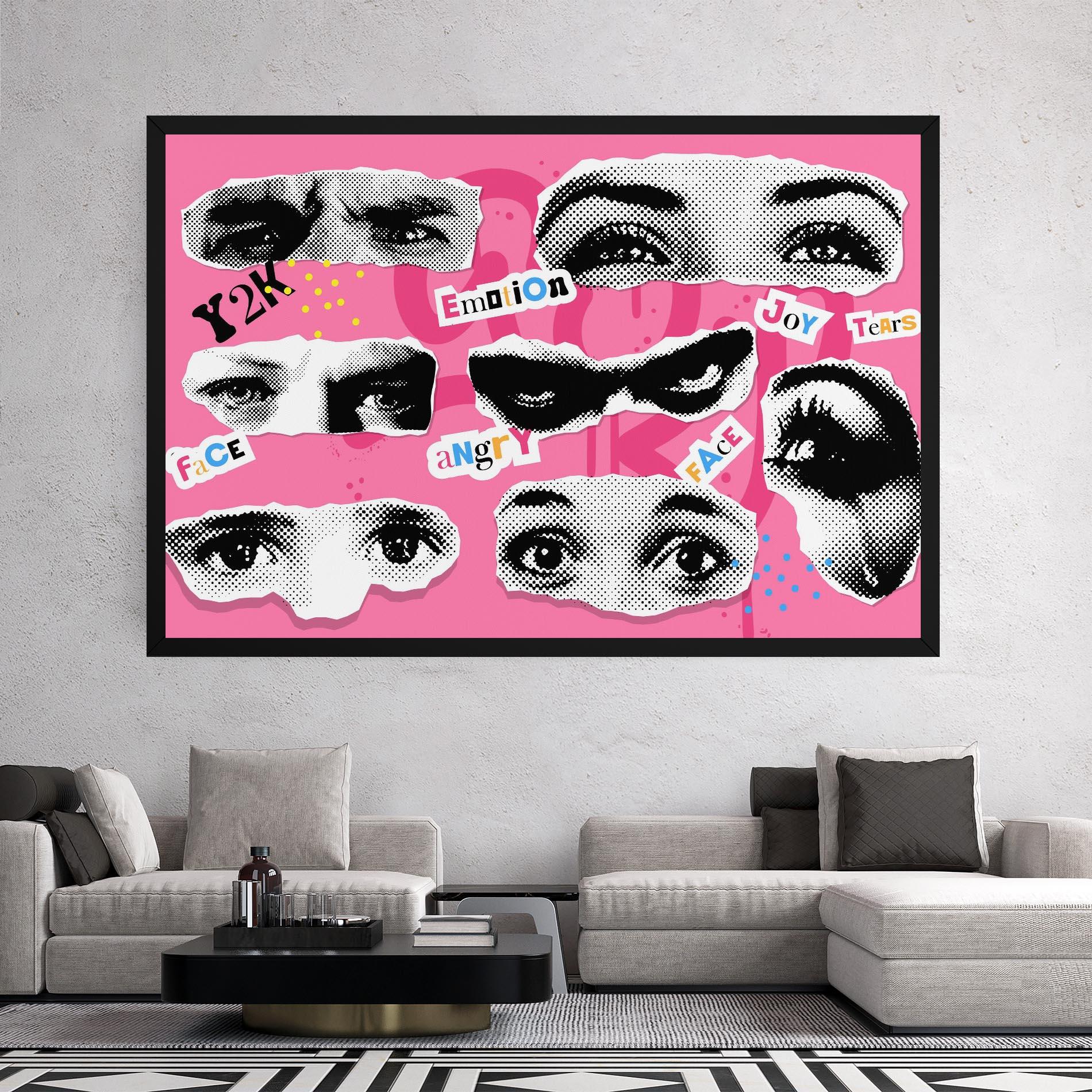 Leinwandbild Eye Type mockup 2