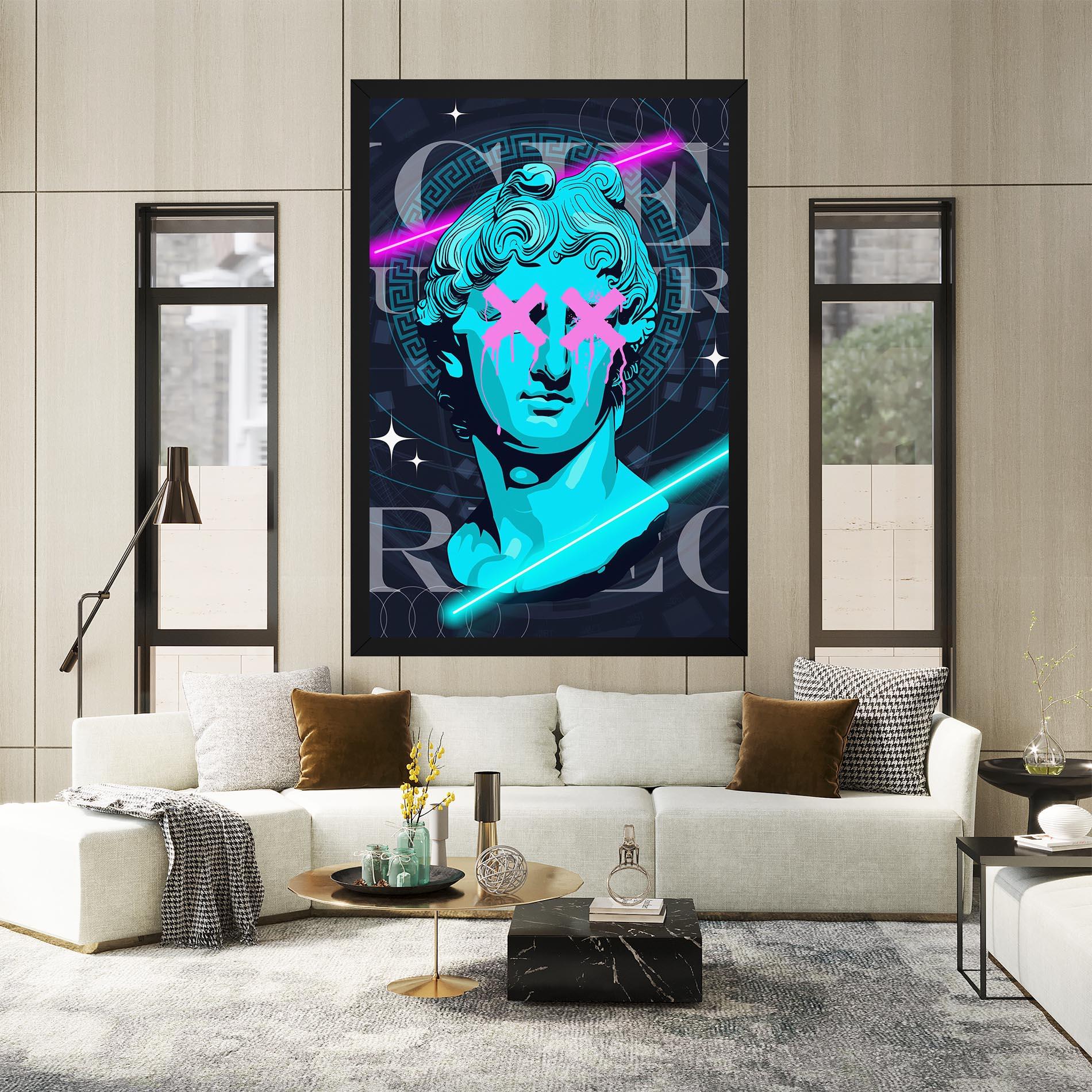 Leinwandbild Sculptures mockup 2