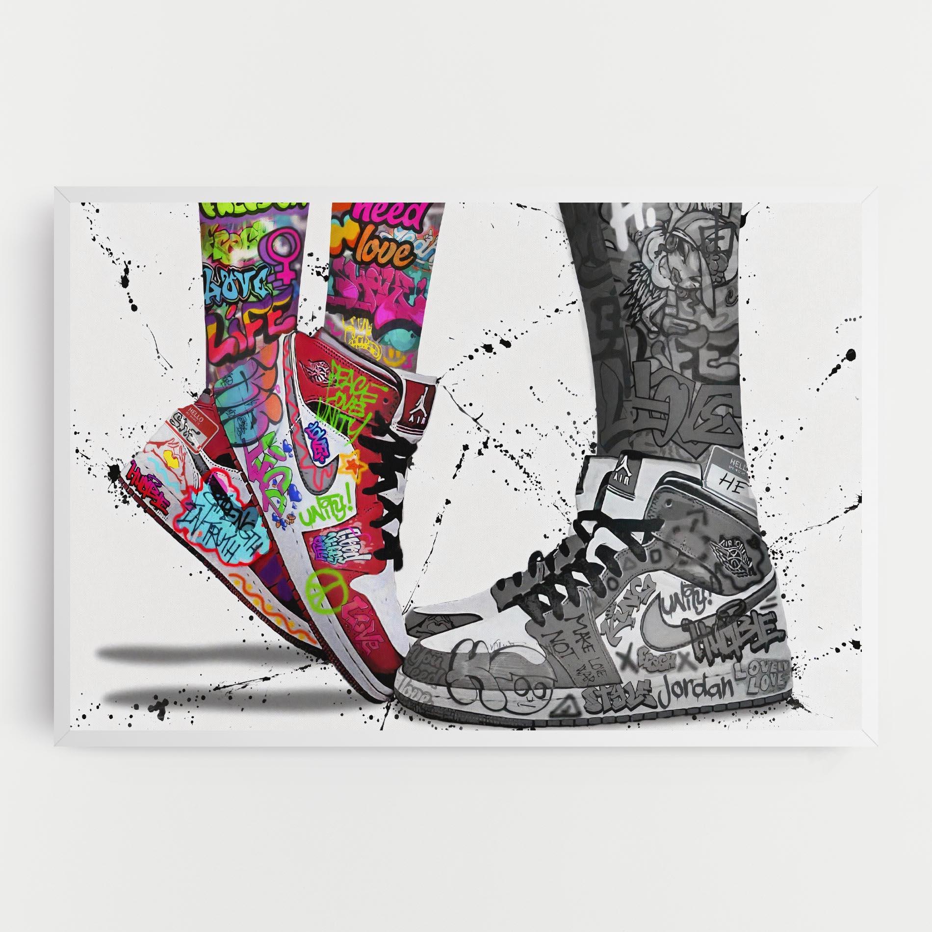 Leinwandbild Love On My Toes mockup 0