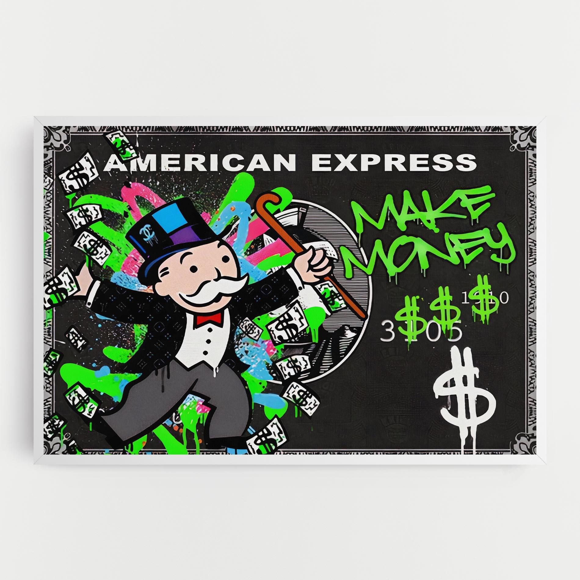 Leinwandbild Make Money mockup 0