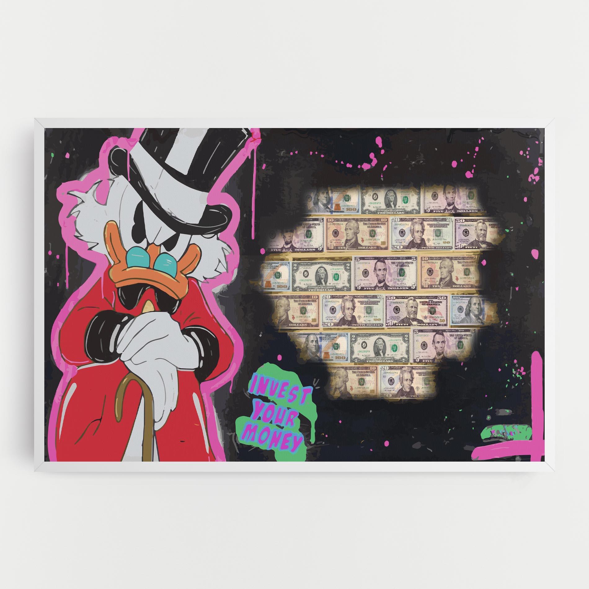 Leinwandbild Money Advice mockup 0