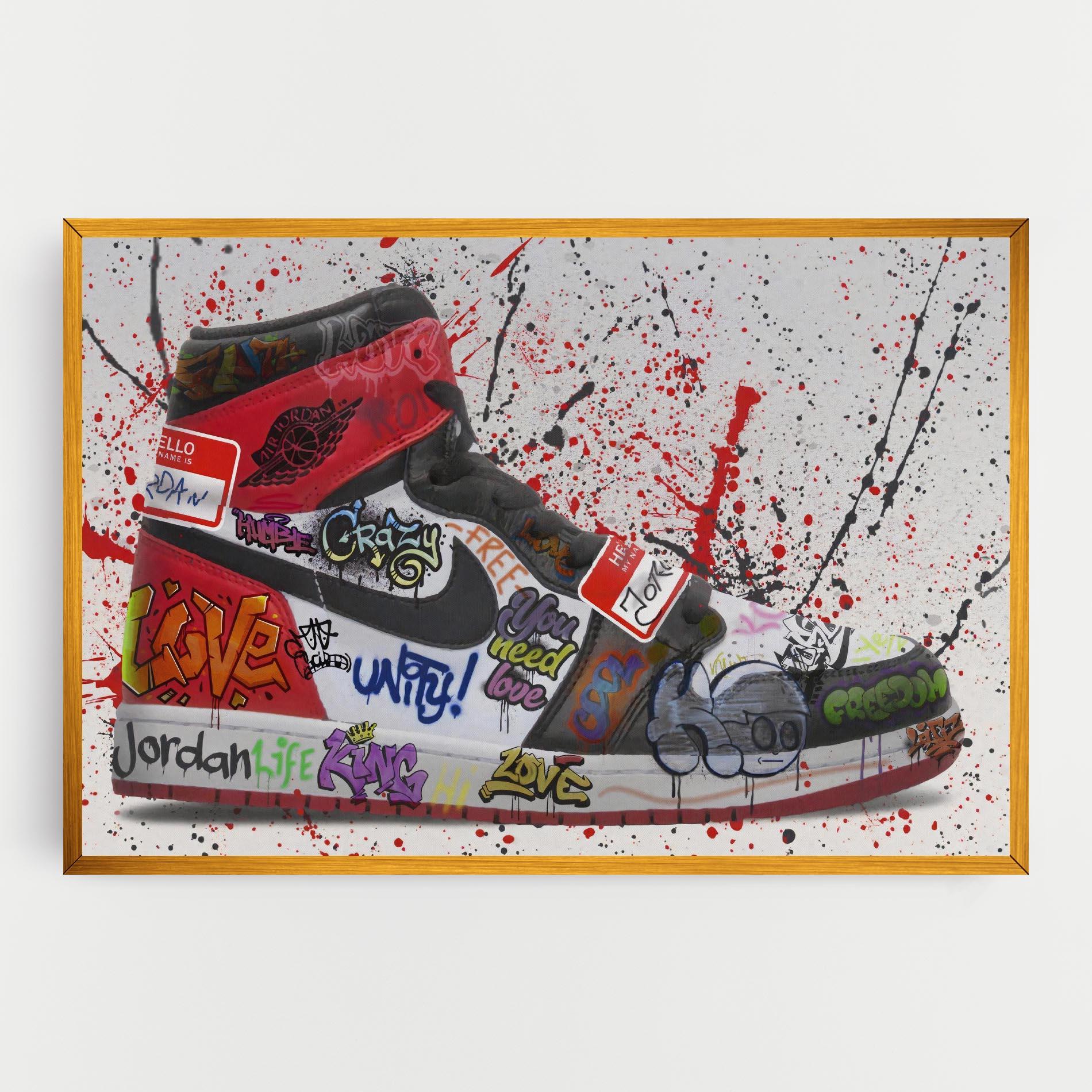 Leinwandbild Jordan Drip mockup 0