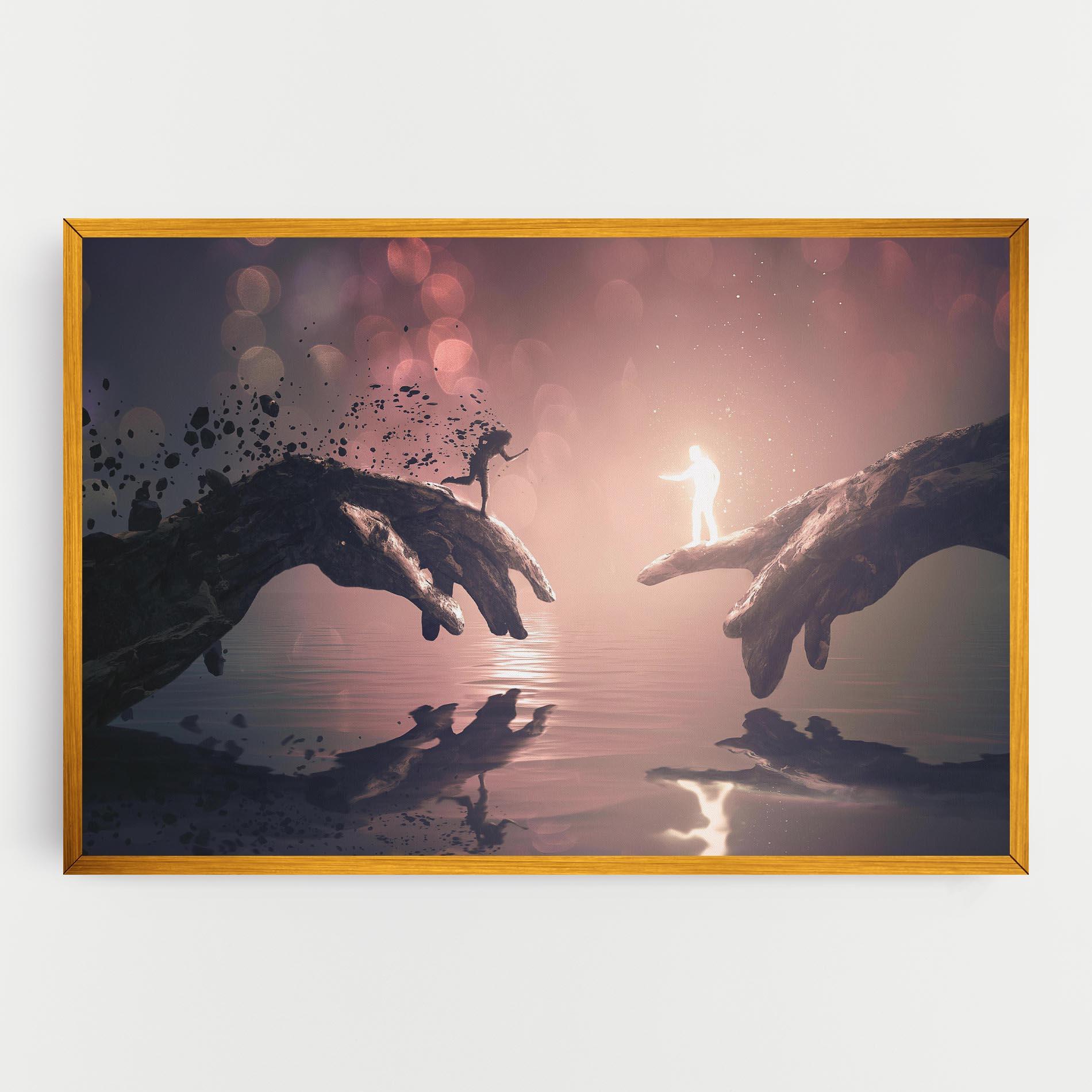 Leinwandbild Life Story mockup 0