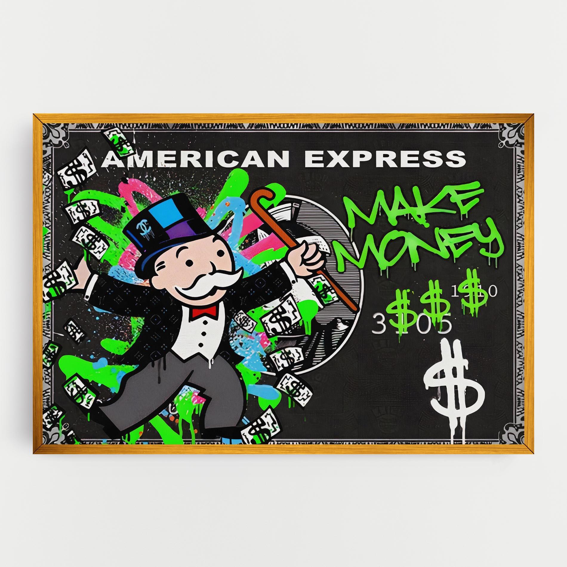 Leinwandbild Make Money mockup 0