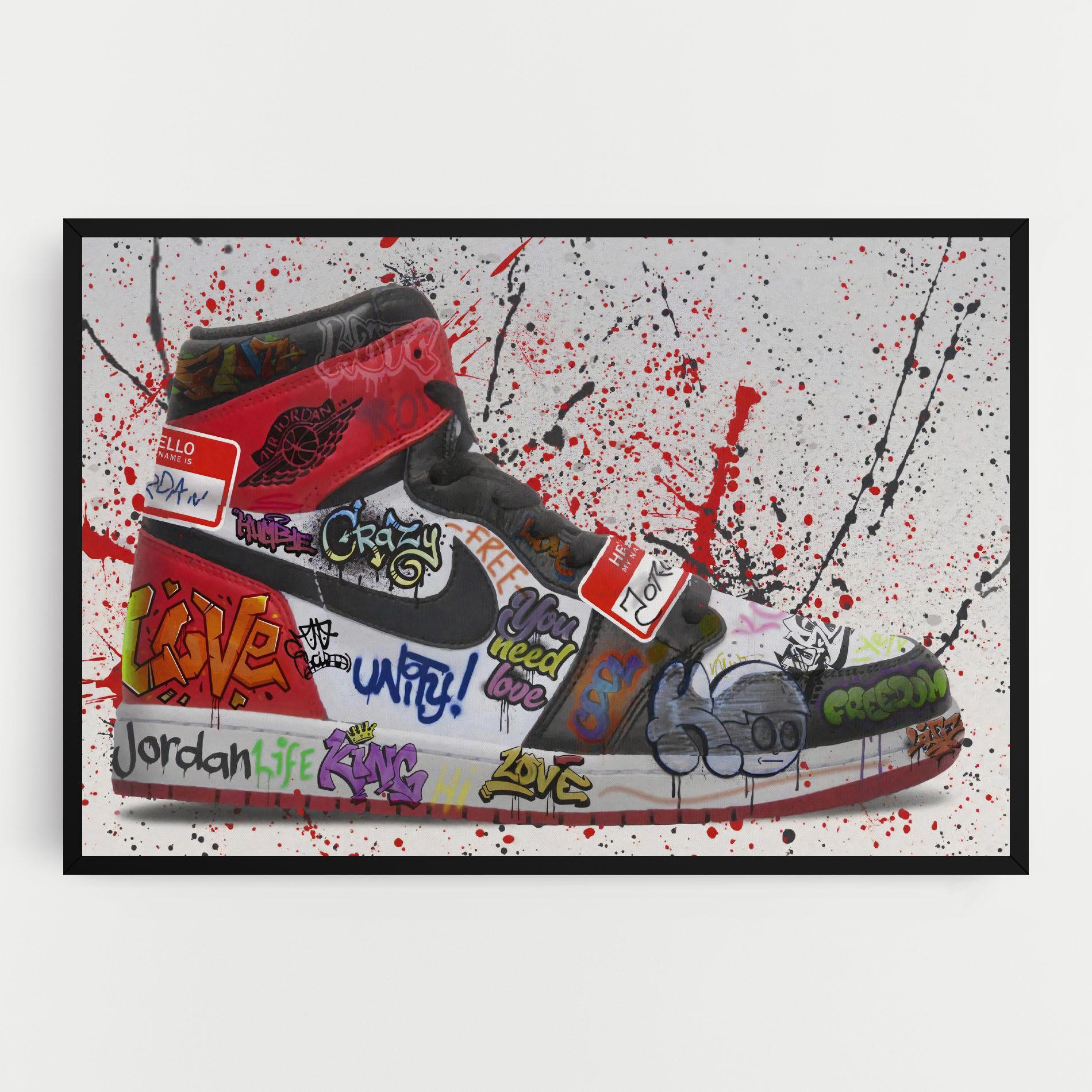 Leinwandbild Jordan Drip mockup 0