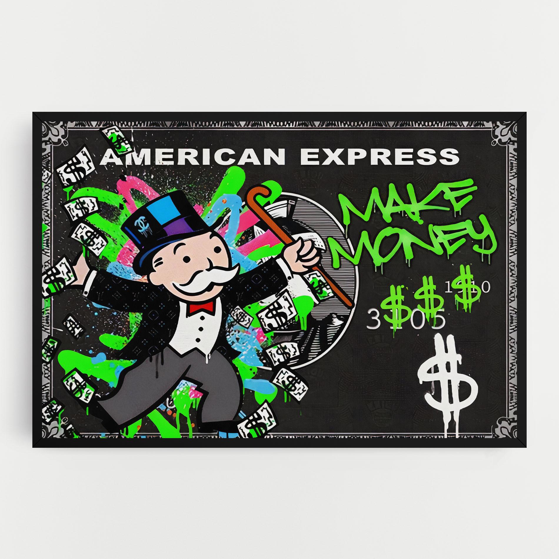 Leinwandbild Make Money mockup 0