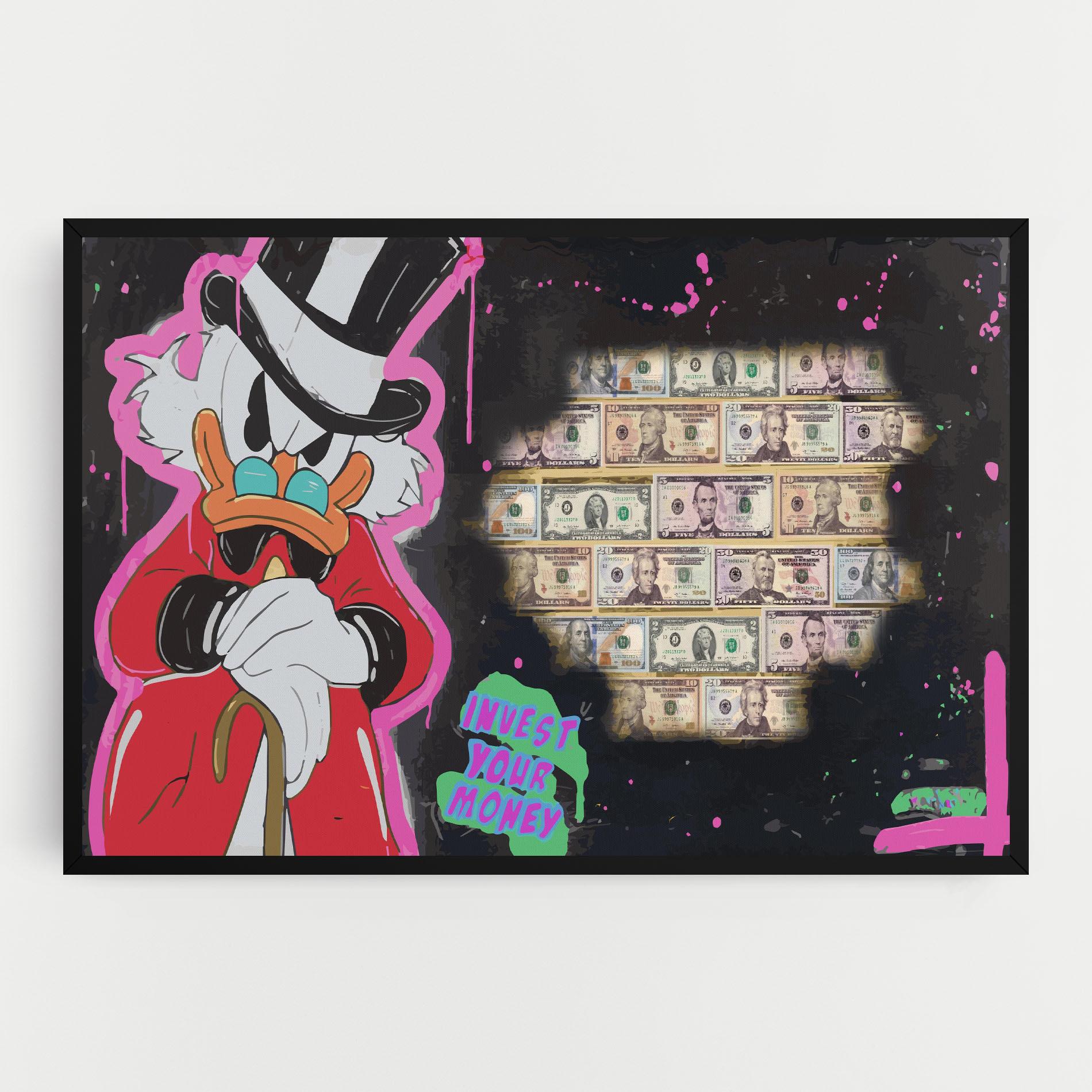 Leinwandbild Money Advice mockup 0