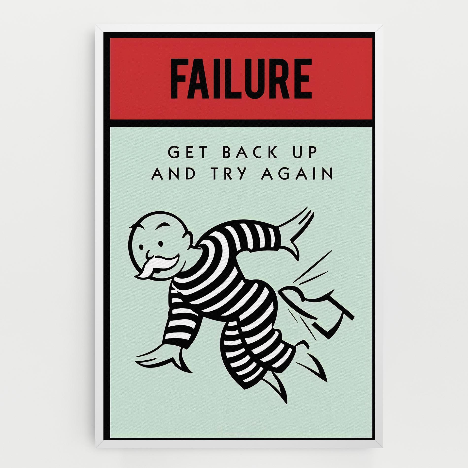 Leinwandbild FAILURE mockup 0
