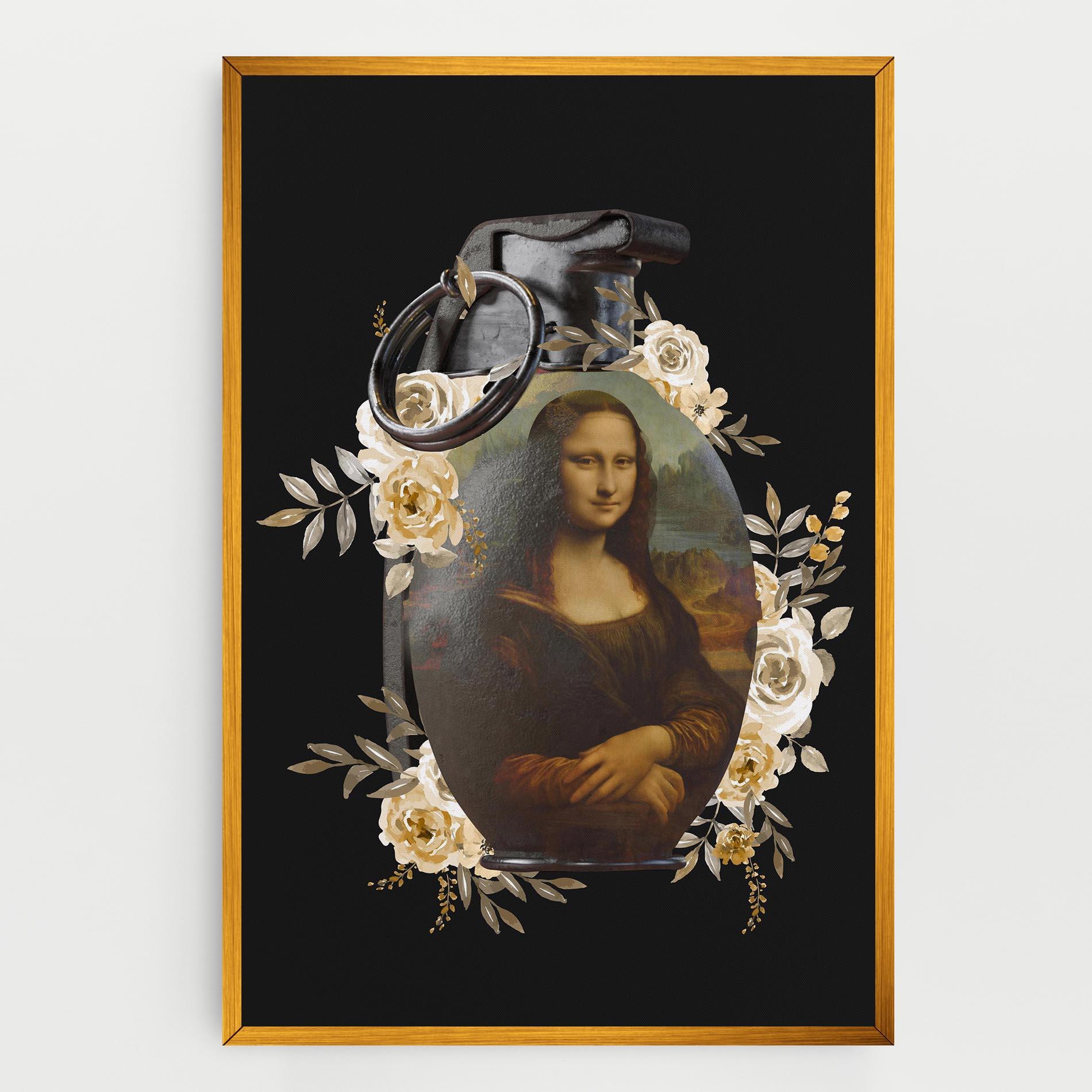 Leinwandbild Monalisa Bomb mockup 0