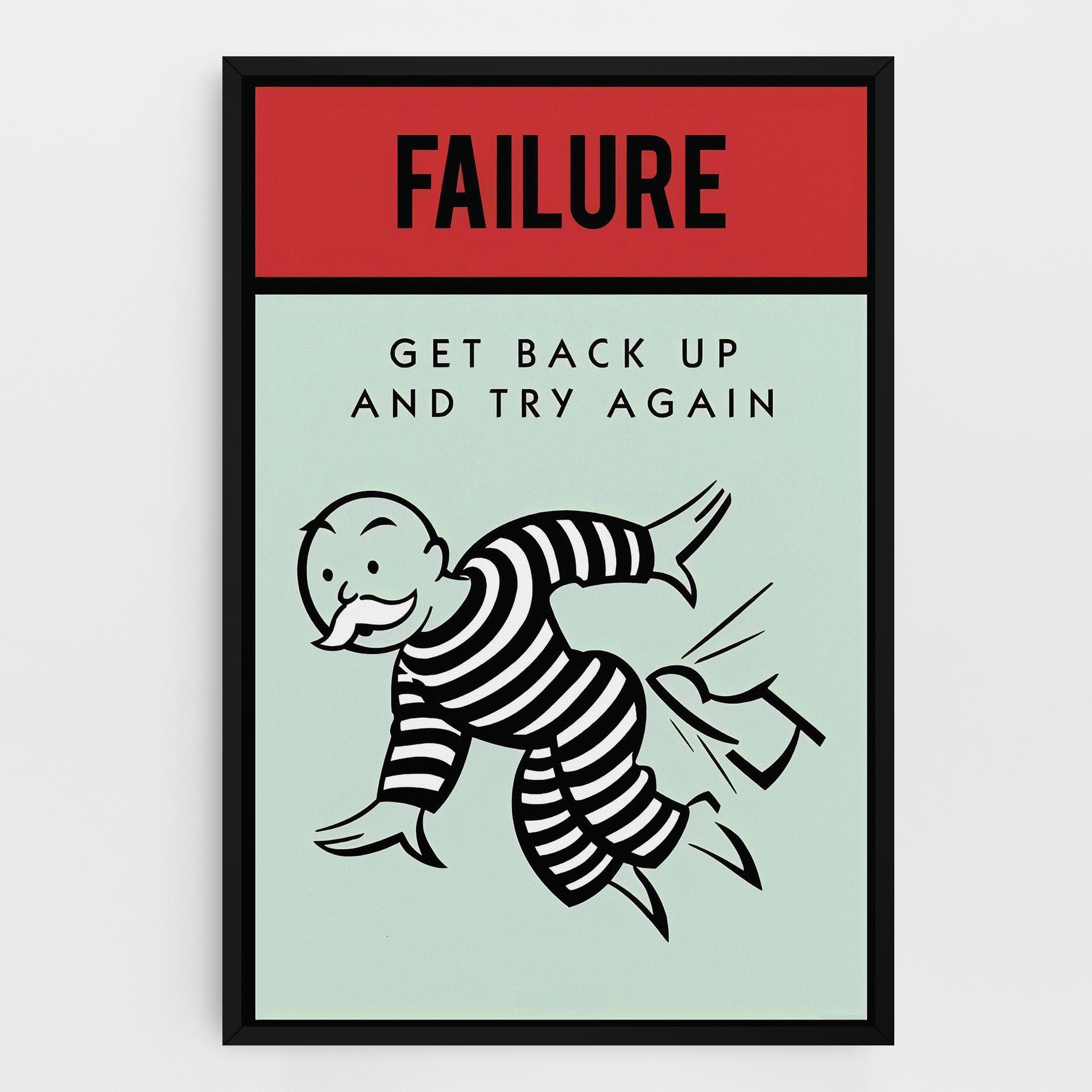 Leinwandbild FAILURE mockup 0