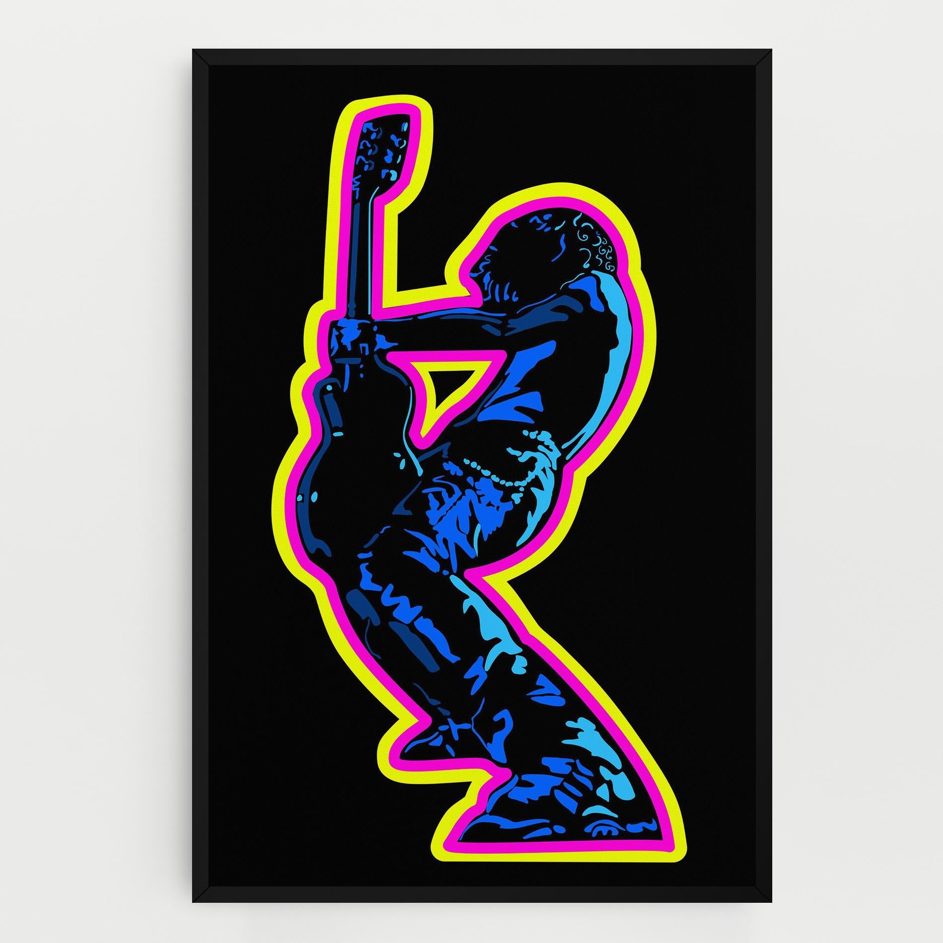 Leinwandbild Guitarist Art mockup 0