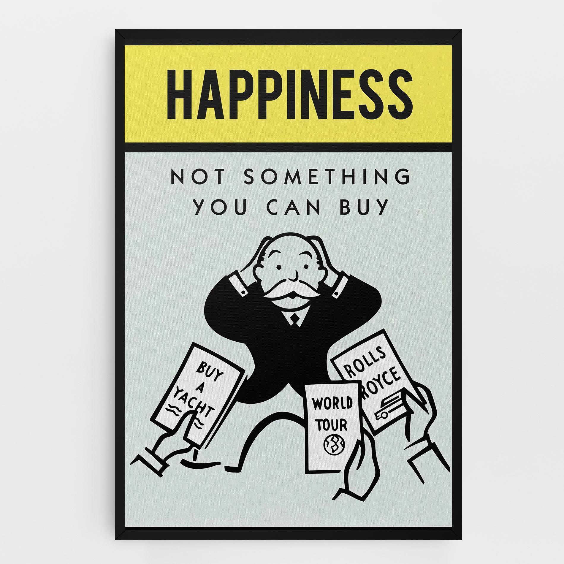 Leinwandbild HAPPINES mockup 0