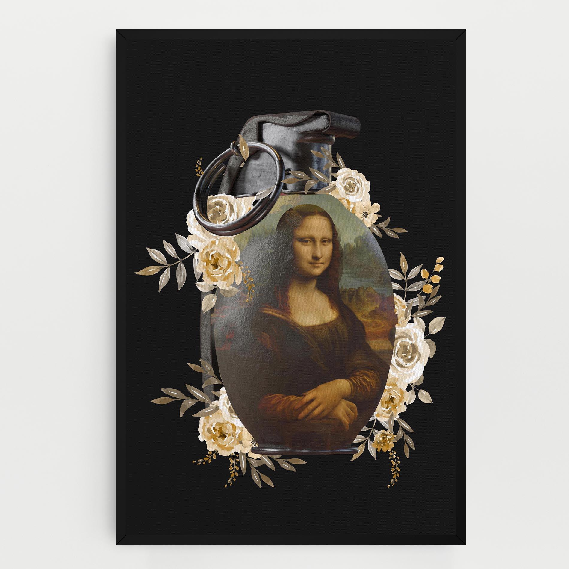 Leinwandbild Monalisa Bomb mockup 0