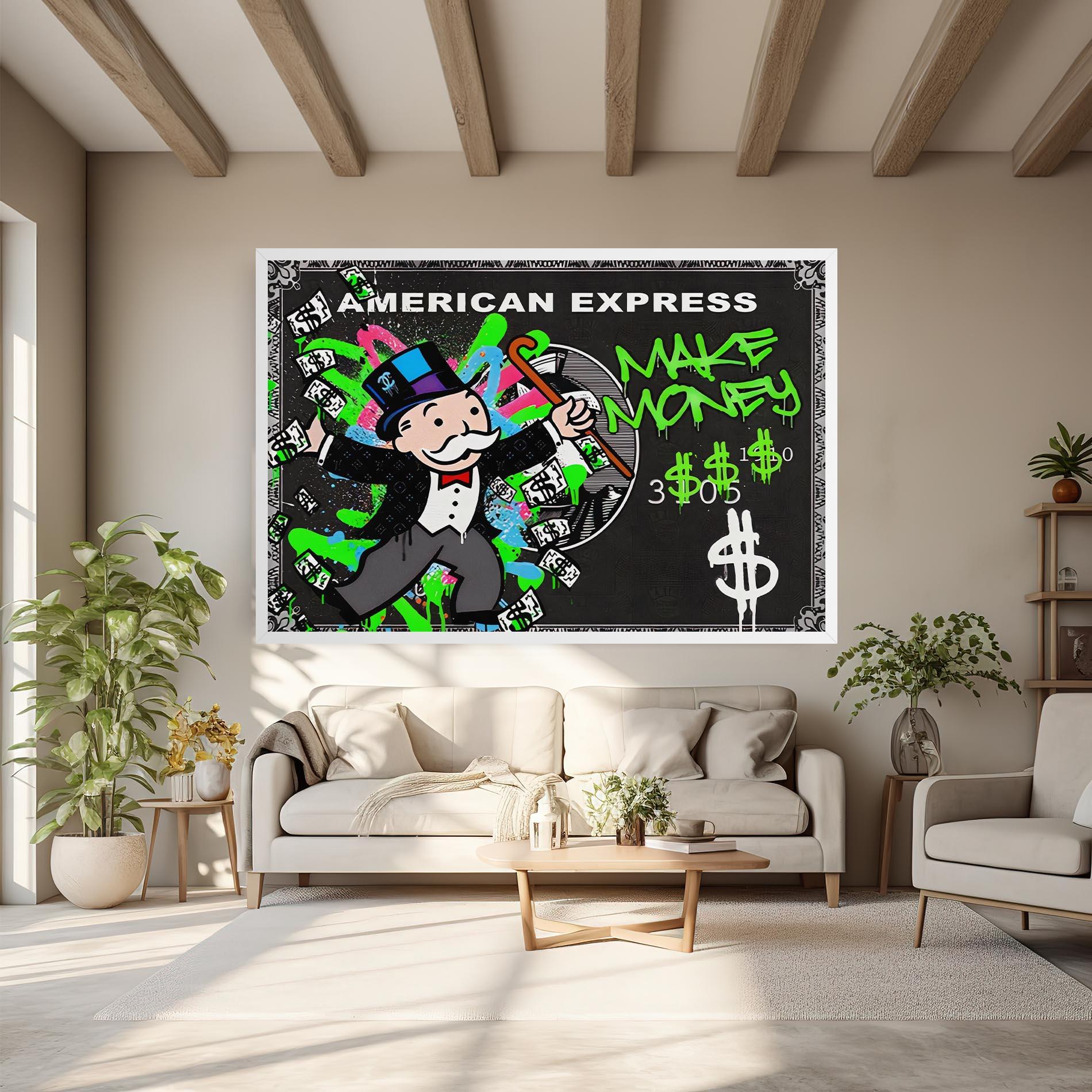 Leinwandbild Make Money mockup 6