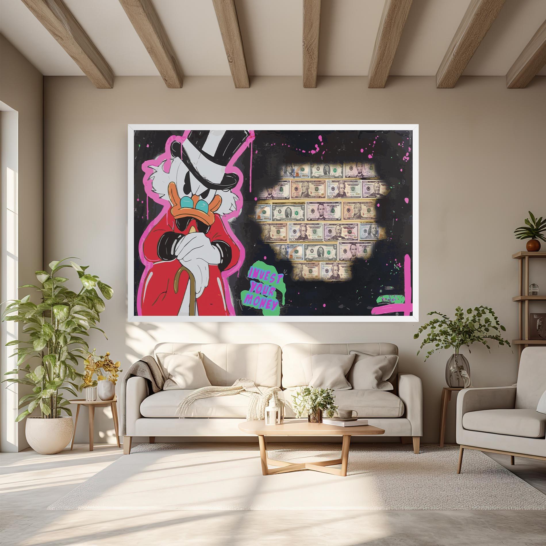 Leinwandbild Money Advice mockup 6