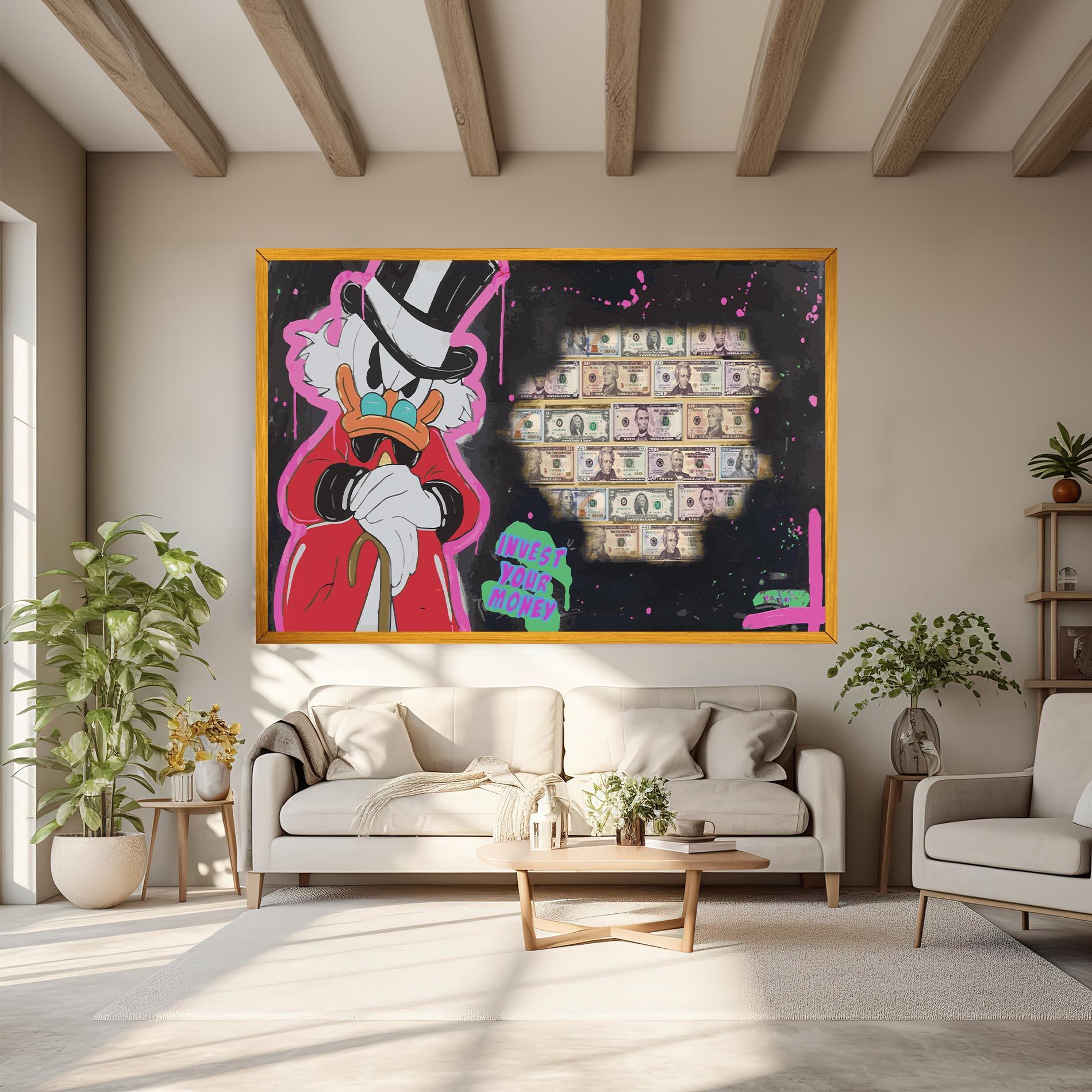 Leinwandbild Money Advice mockup 6