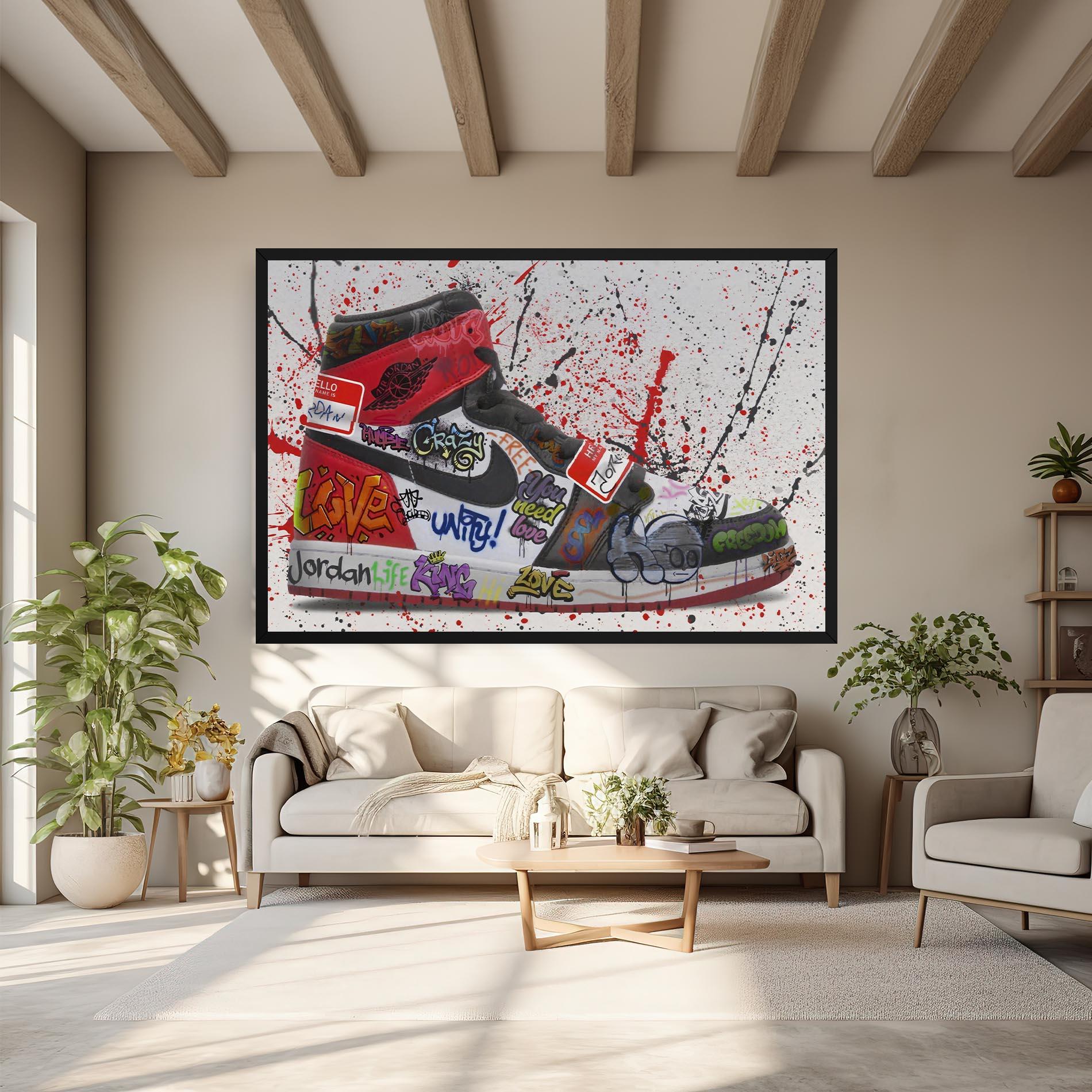 Leinwandbild Jordan Drip mockup 6