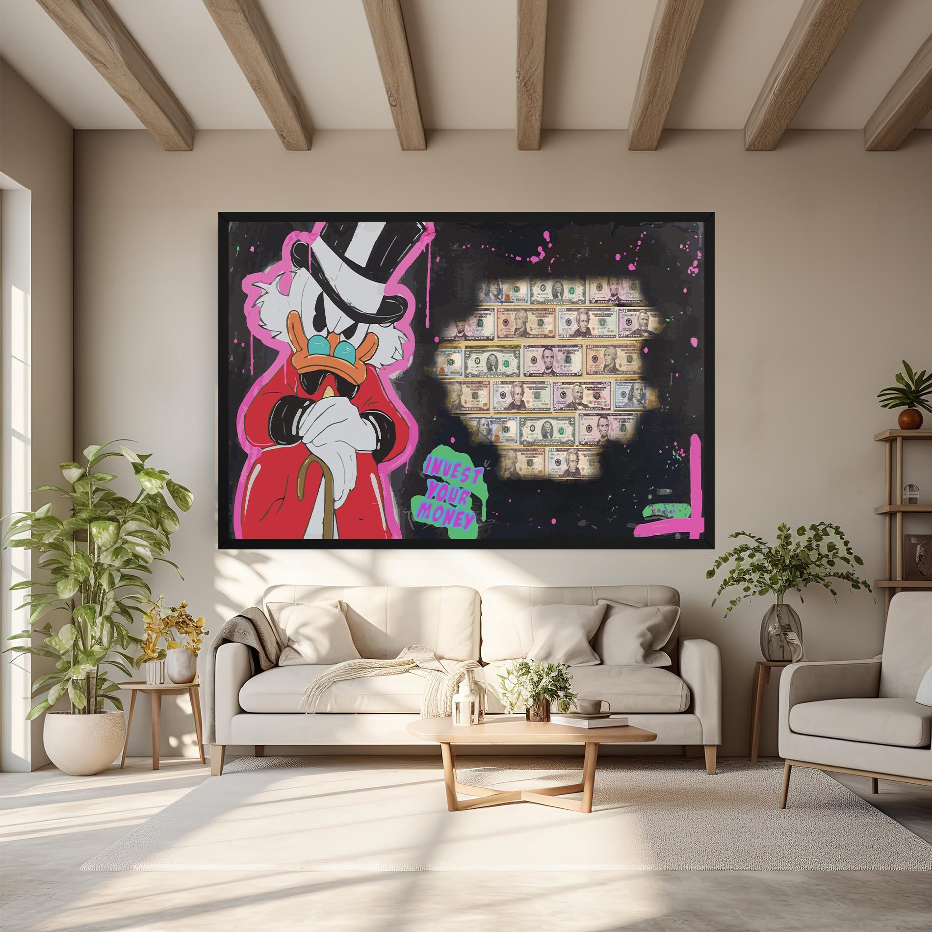 Leinwandbild Money Advice mockup 6