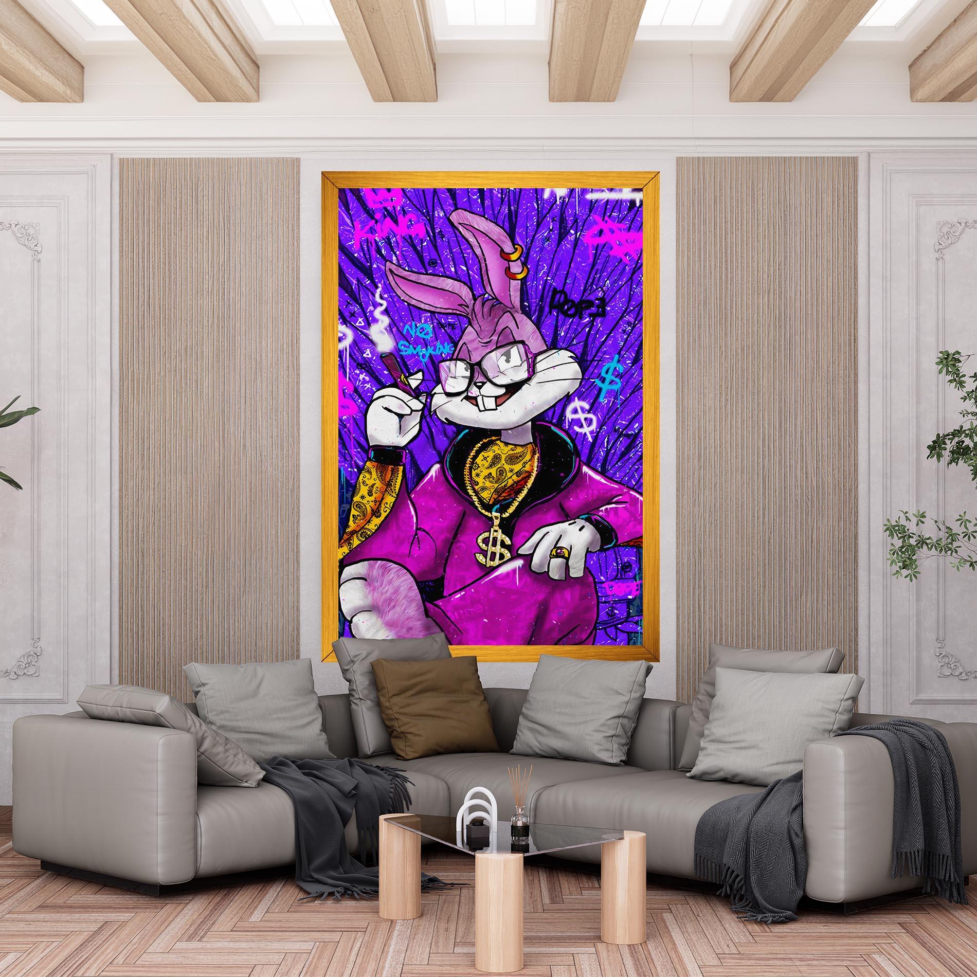 Leinwandbild Boss Buny mockup 6