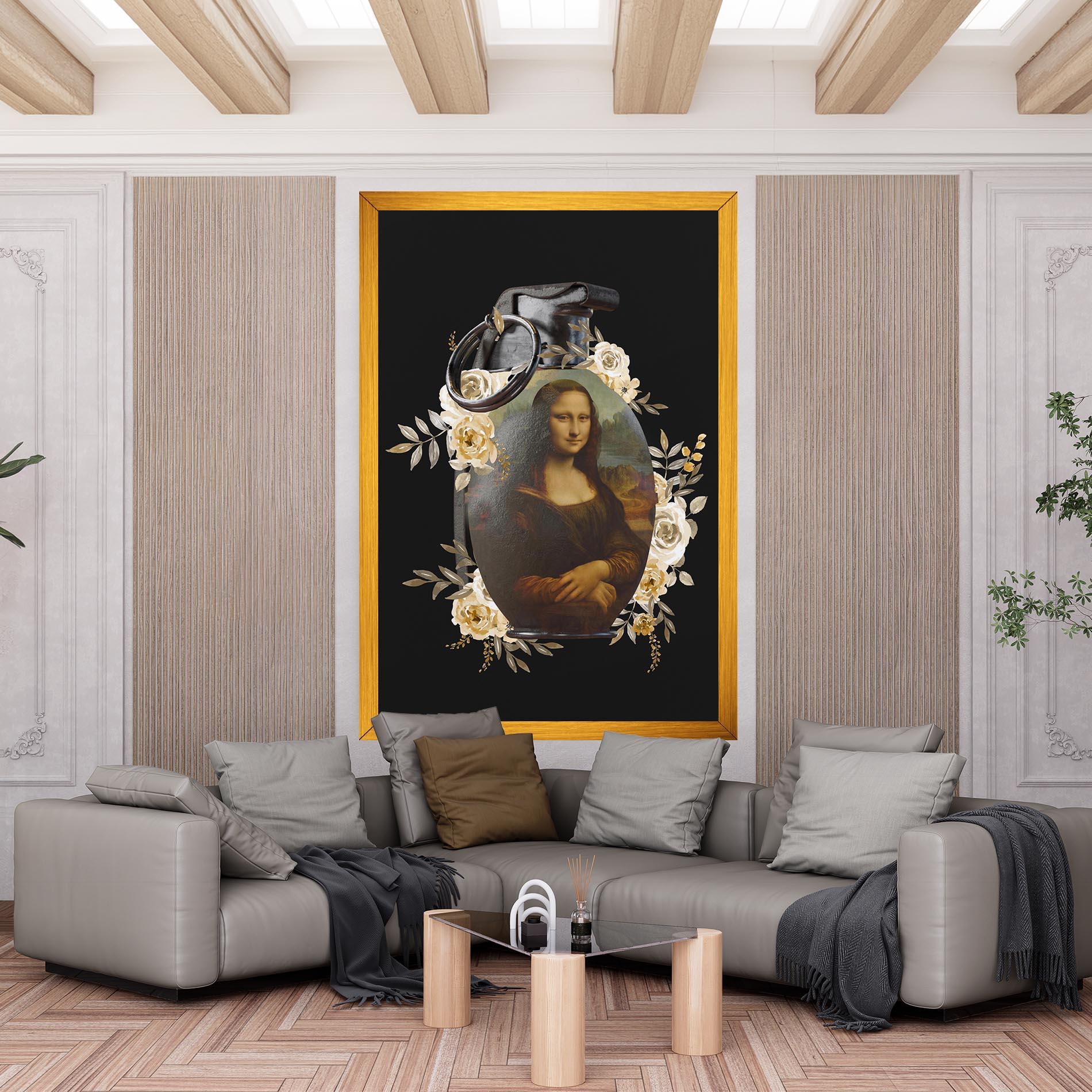 Leinwandbild Monalisa Bomb mockup 6