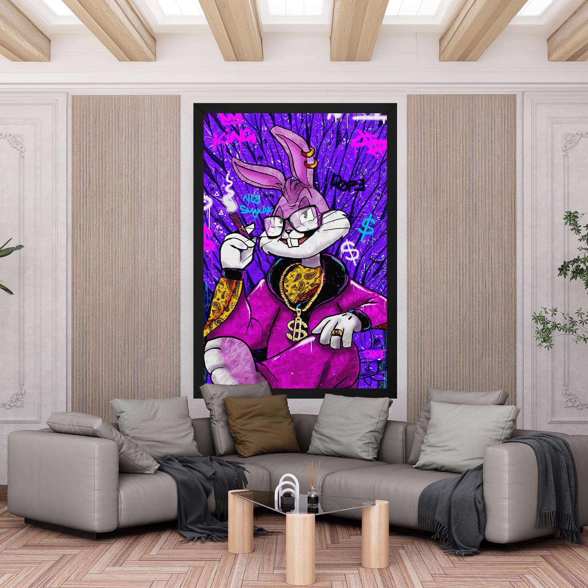 Leinwandbild Boss Buny mockup 6