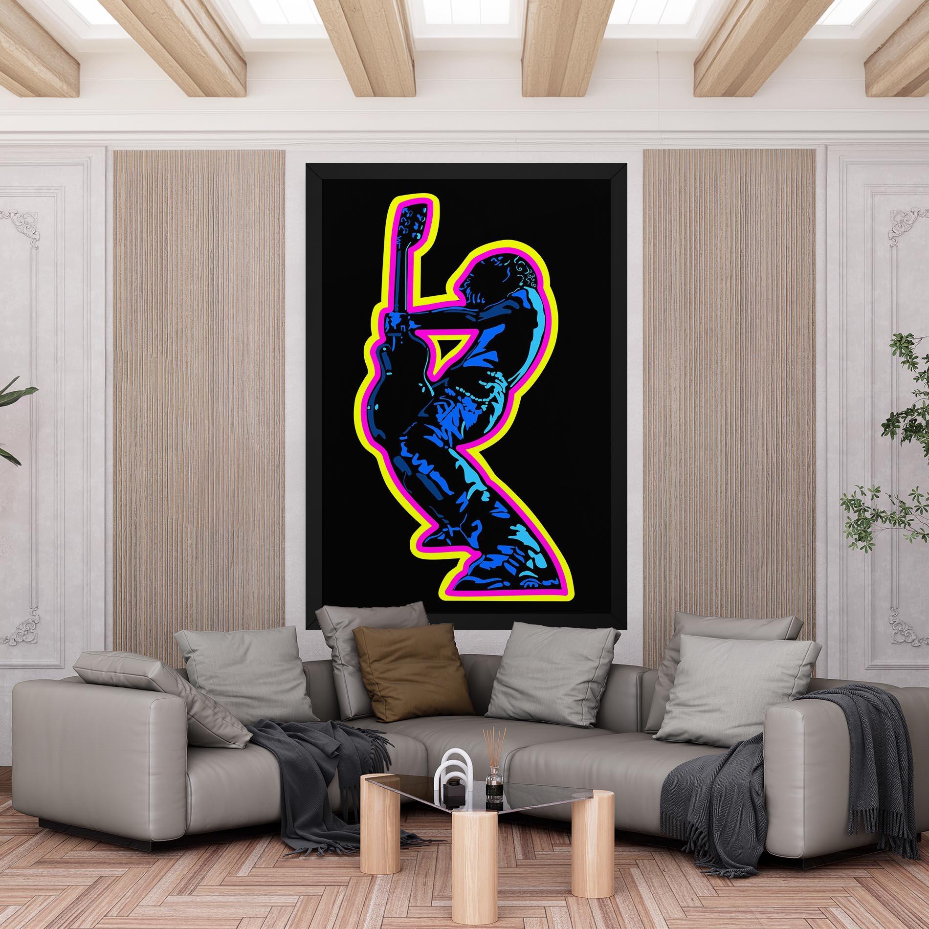 Leinwandbild Guitarist Art mockup 6