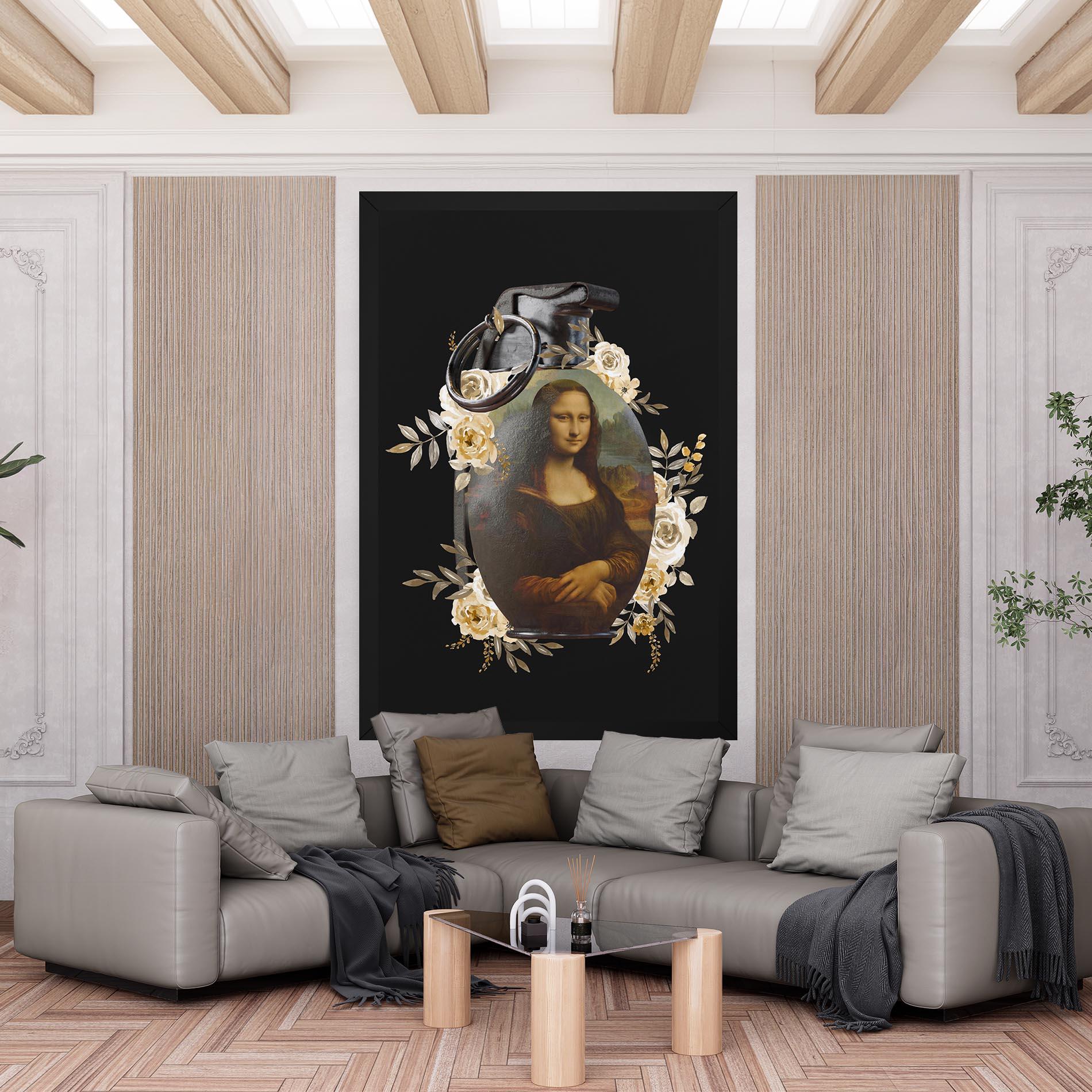 Leinwandbild Monalisa Bomb mockup 6