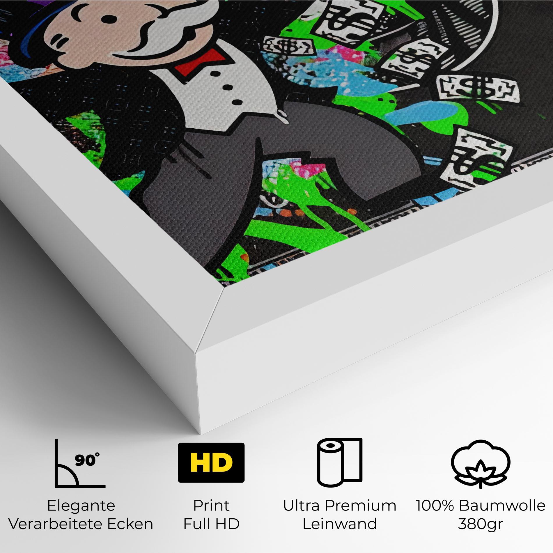 Leinwandbild Make Money mockup 4