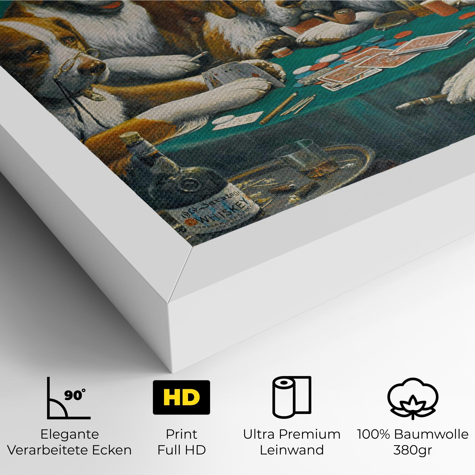 Leinwandbild Poker Game mockup 4