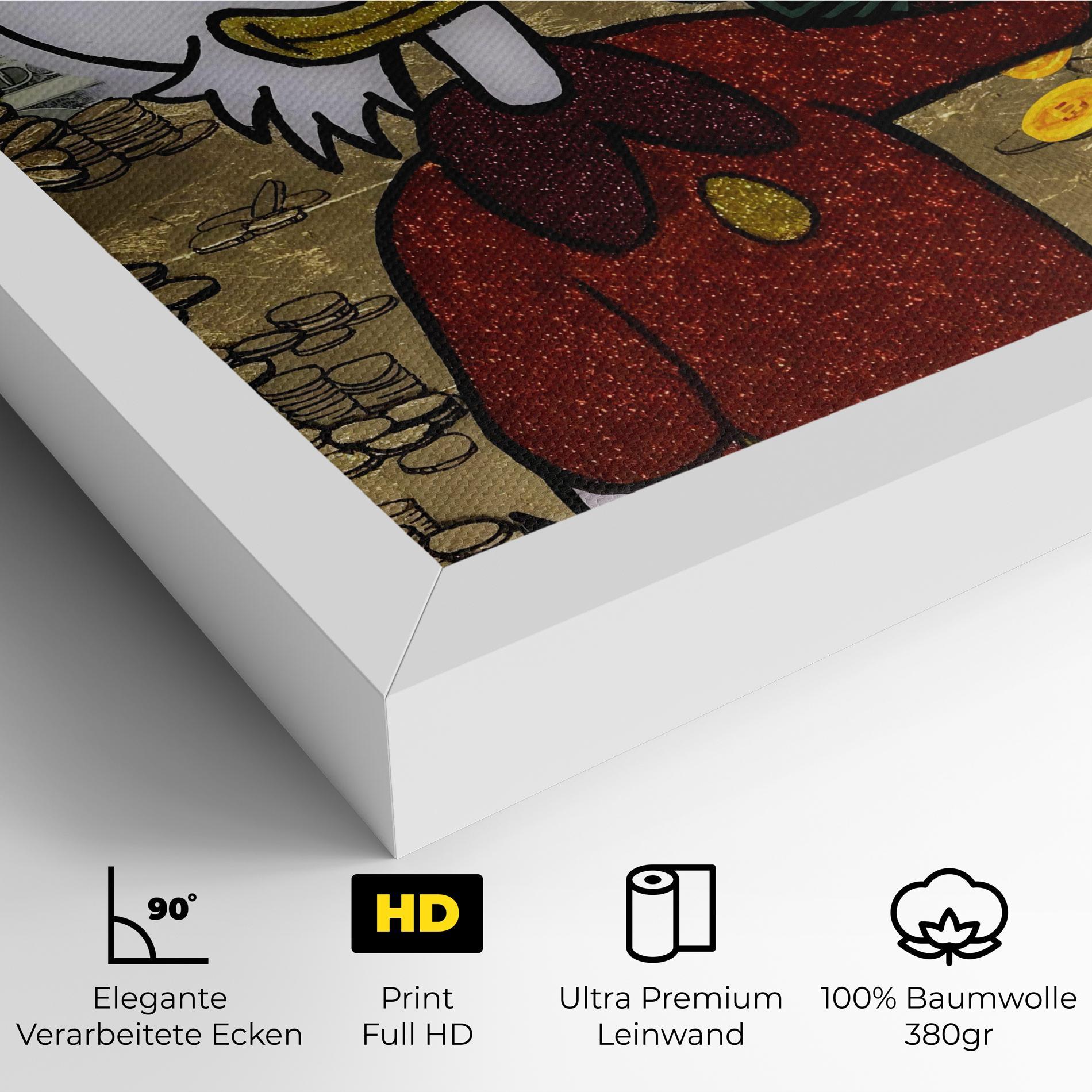 Leinwandbild Smell Like Money mockup 4